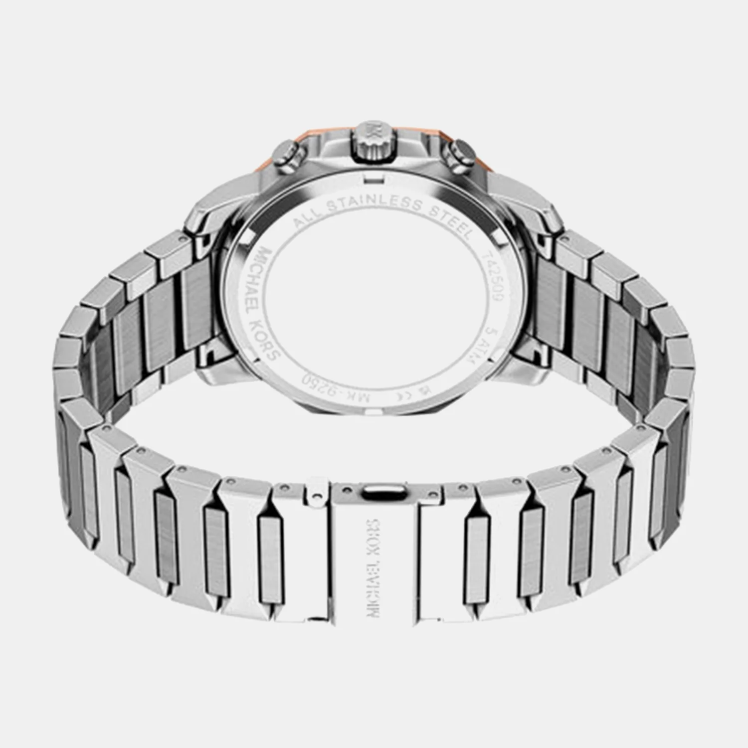 Prescott Men Quartz Blue Dial Chronograph Stainless Steel Watch MK9250 - Image 5