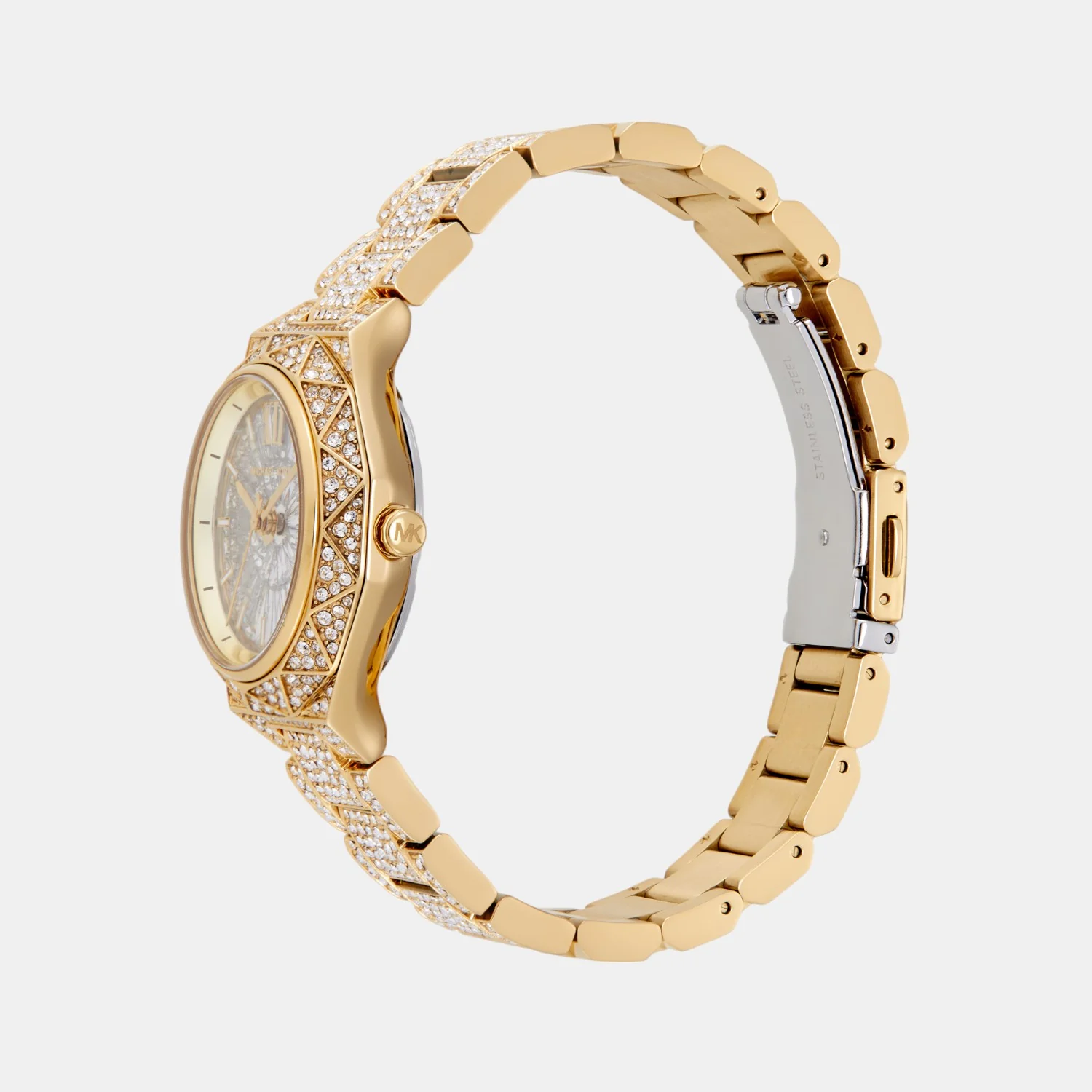 Raquel Women Quartz Silver Dial Analog Stainless Steel Watch MK4890 - Image 7