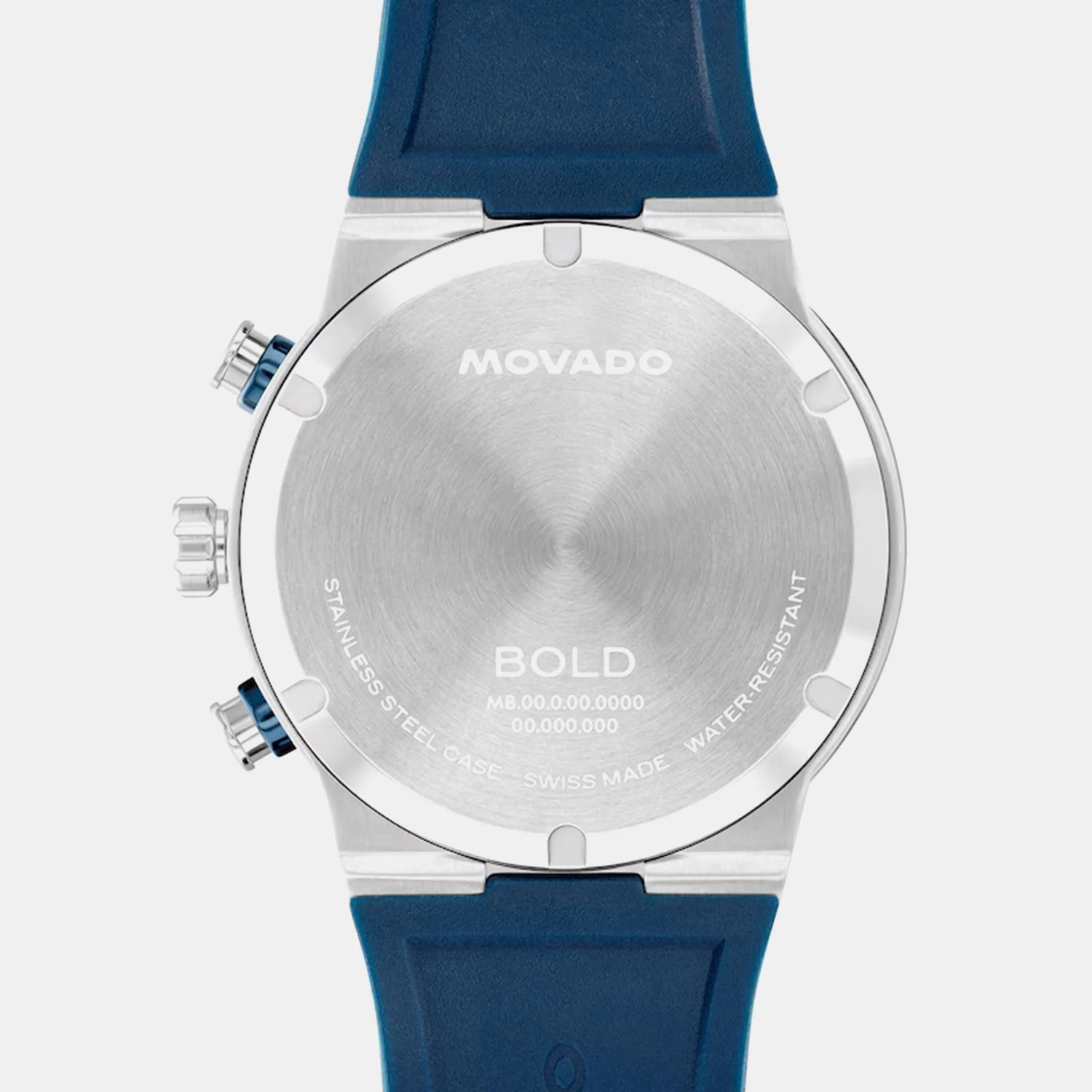 Bold Men Quartz Grey Dial Chronograph Silicone Watch 3601240 - Image 3