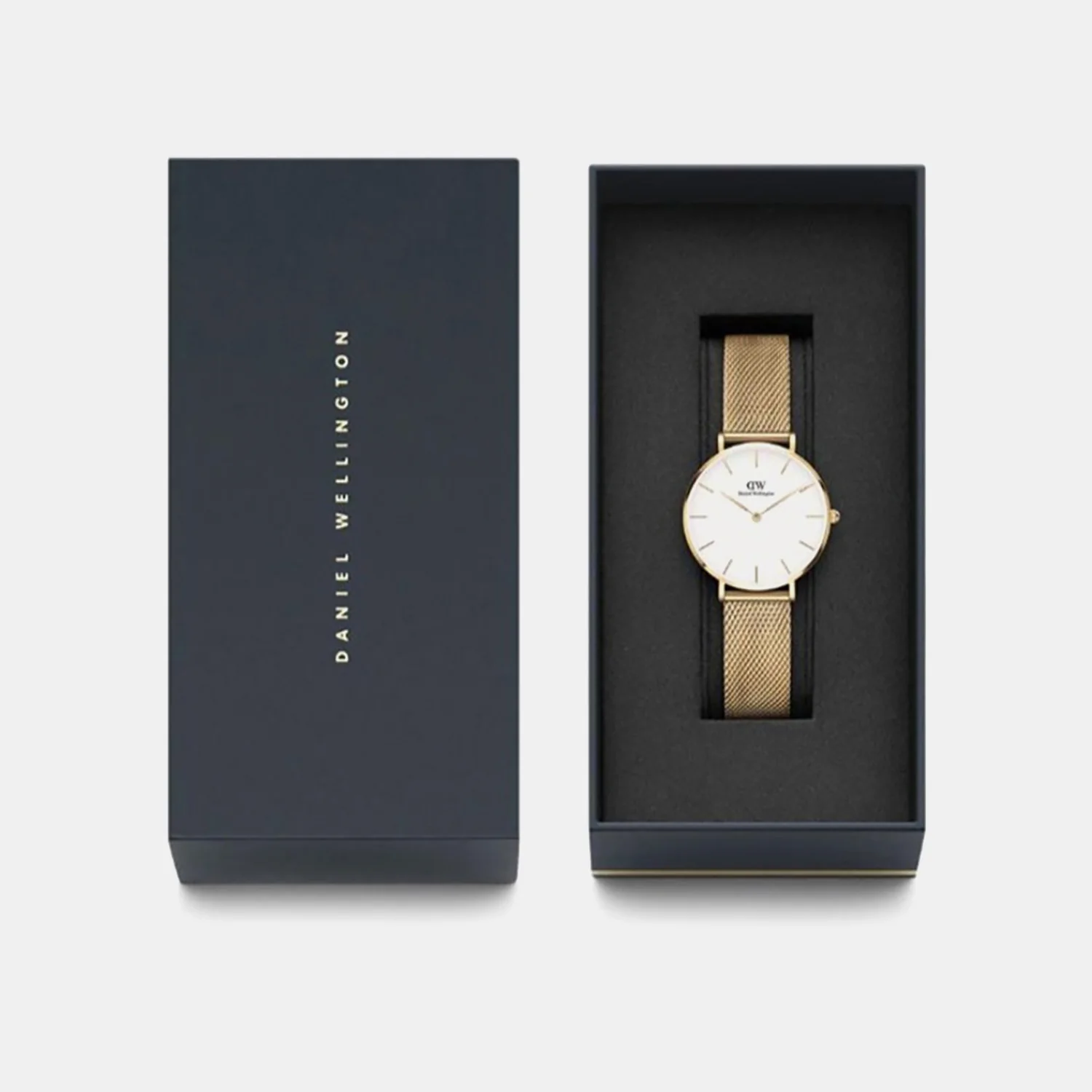 Petite Women Quartz White Dial Analog Stainless Steel Watch DW00100348 - Image 5