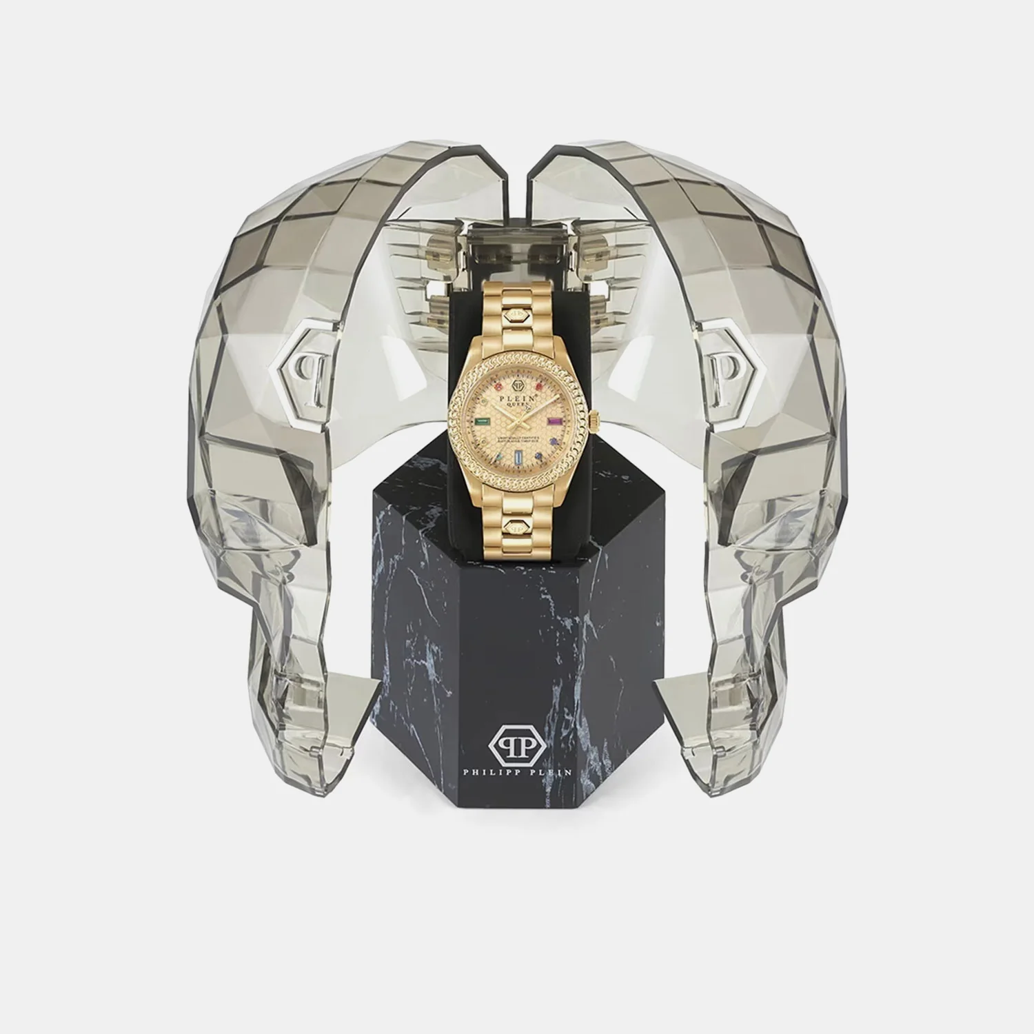 Women Quartz Gold Dial Analog Stainless Steel Watch PWDAA0721 - Image 4