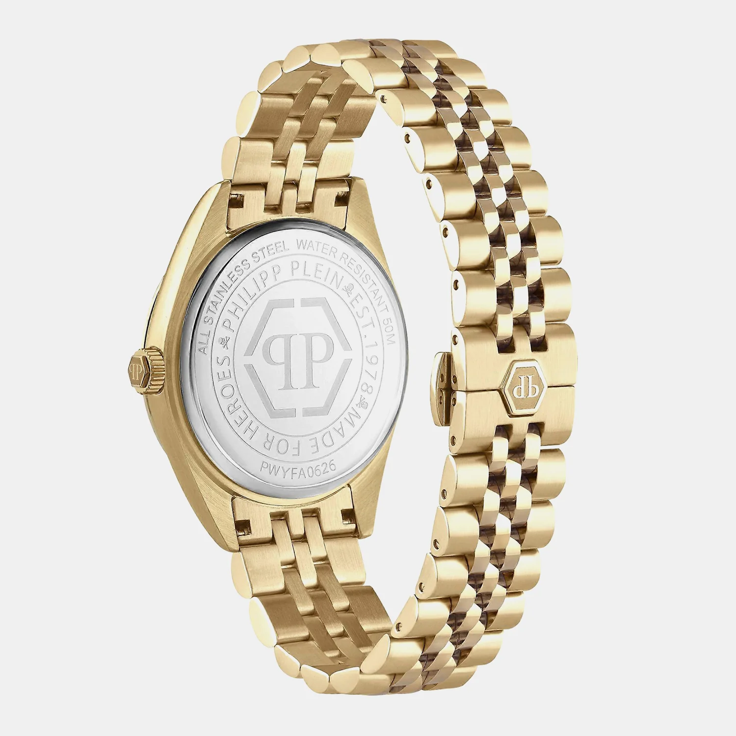 Women Quartz Green Dial Analog Stainless Steel Watch PWYFA0626 - Image 4