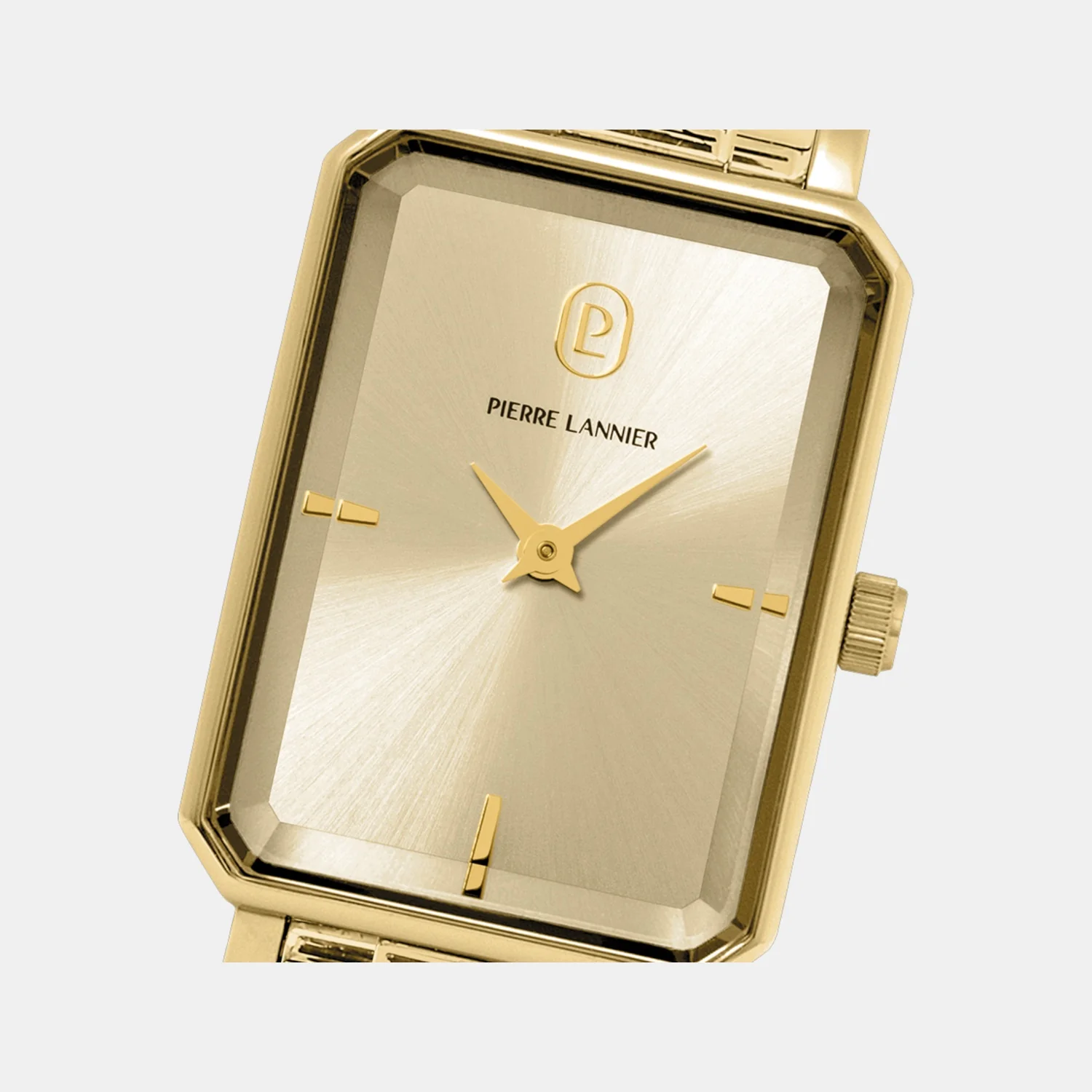 Ariane Women Quartz Gold Dial Analog Stainless Steel Watch 007J542 - Image 3