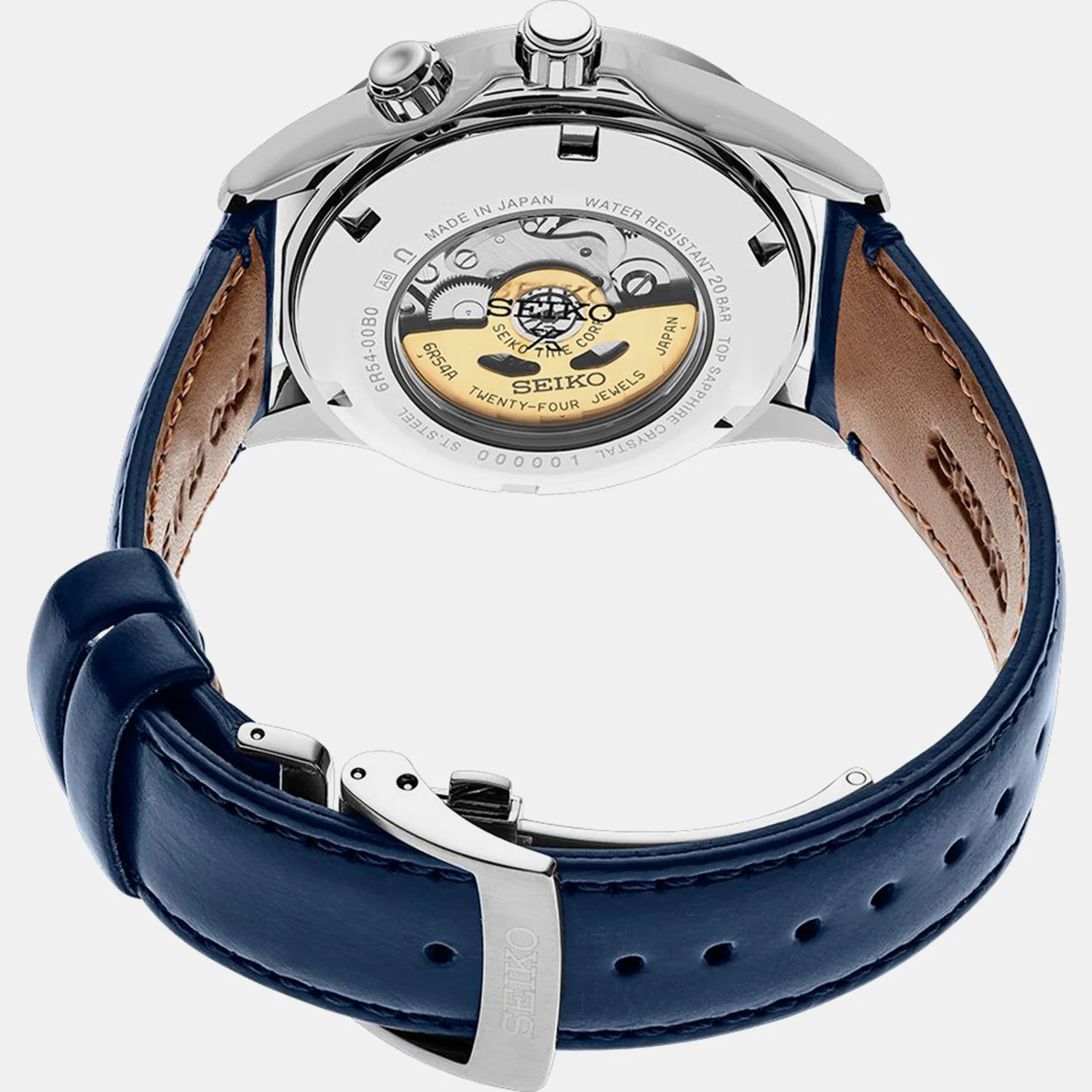 Prospex Men Automatic Blue Dial Analog Leather Watch SPB377J1 - Image 3