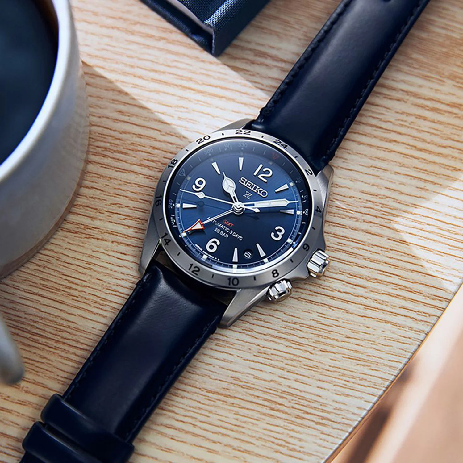 Prospex Men Automatic Blue Dial Analog Leather Watch SPB377J1 - Image 6