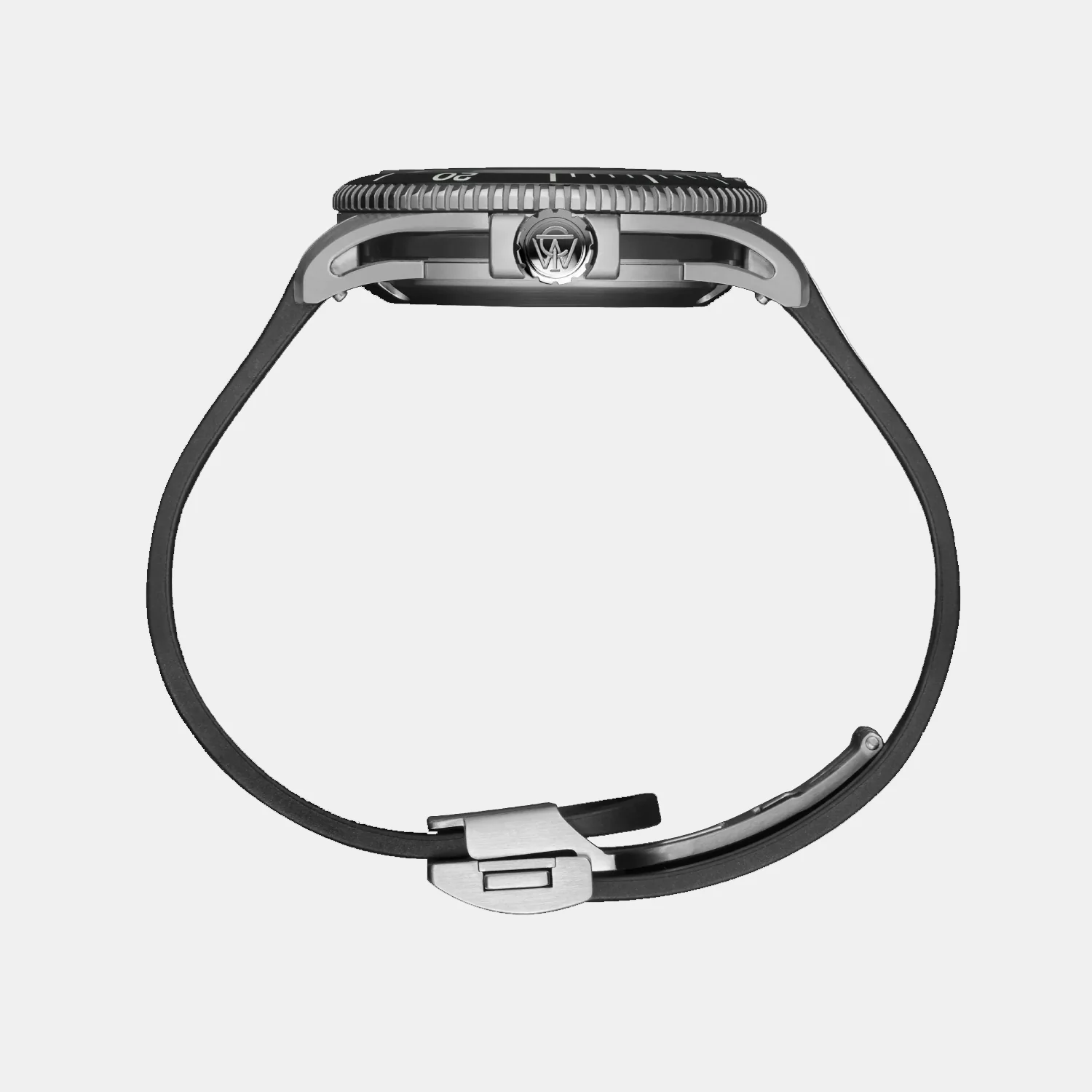 Atelier Marine M1a Men Automatic Black Dial Analog NBR Synthetic Rubber Watch TW2Y726004A - Image 3