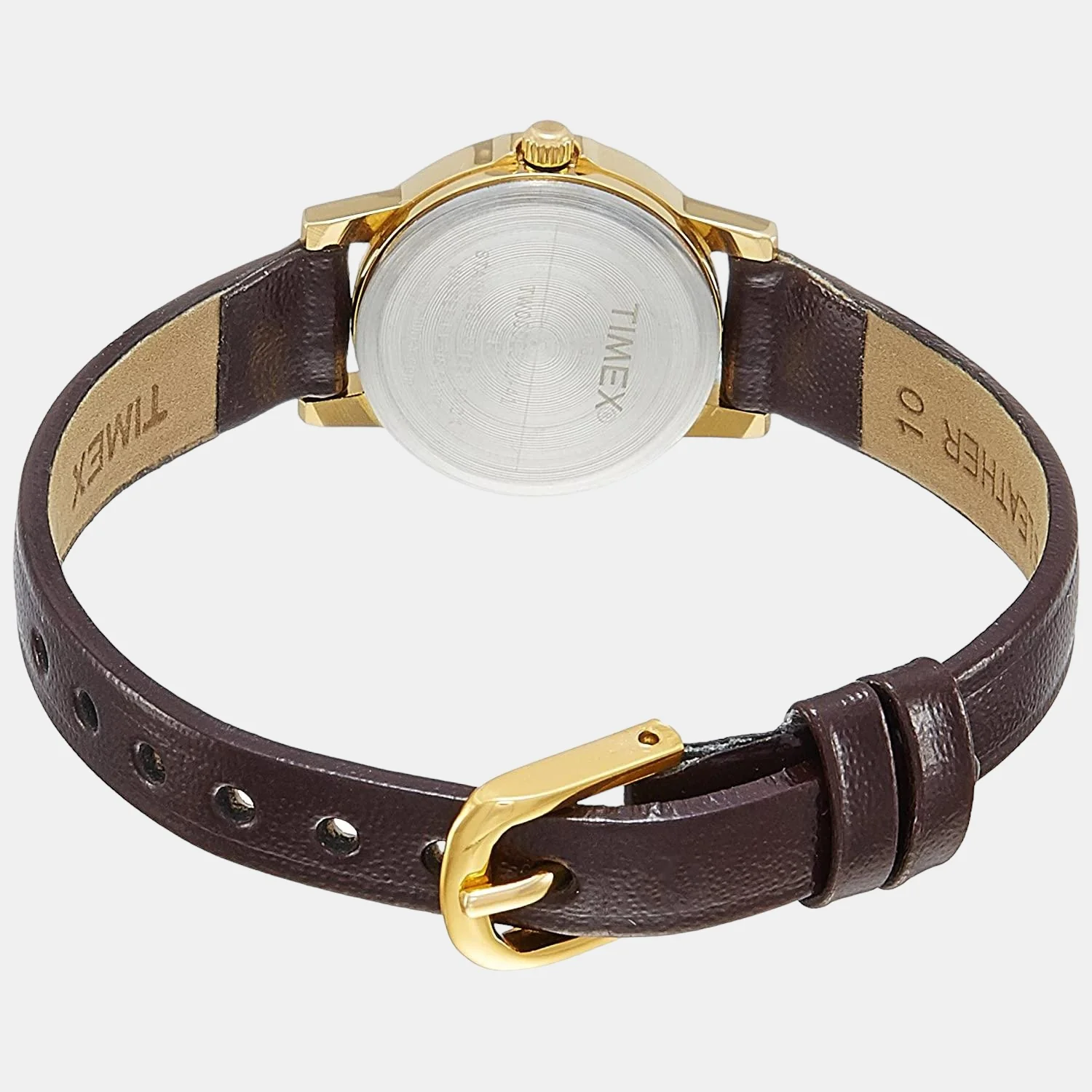Classics Women Quartz Gold Dial Analog Leather Watch TW000CS11 - Image 3