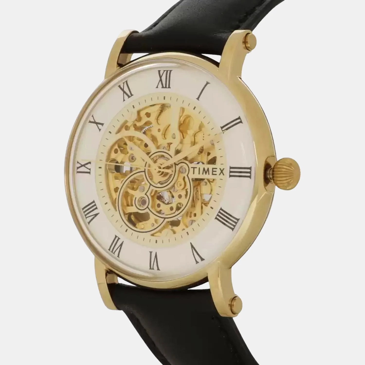 E Class Men Automatic Silver Dial Analog Leather Watch TWEG16702 - Image 3