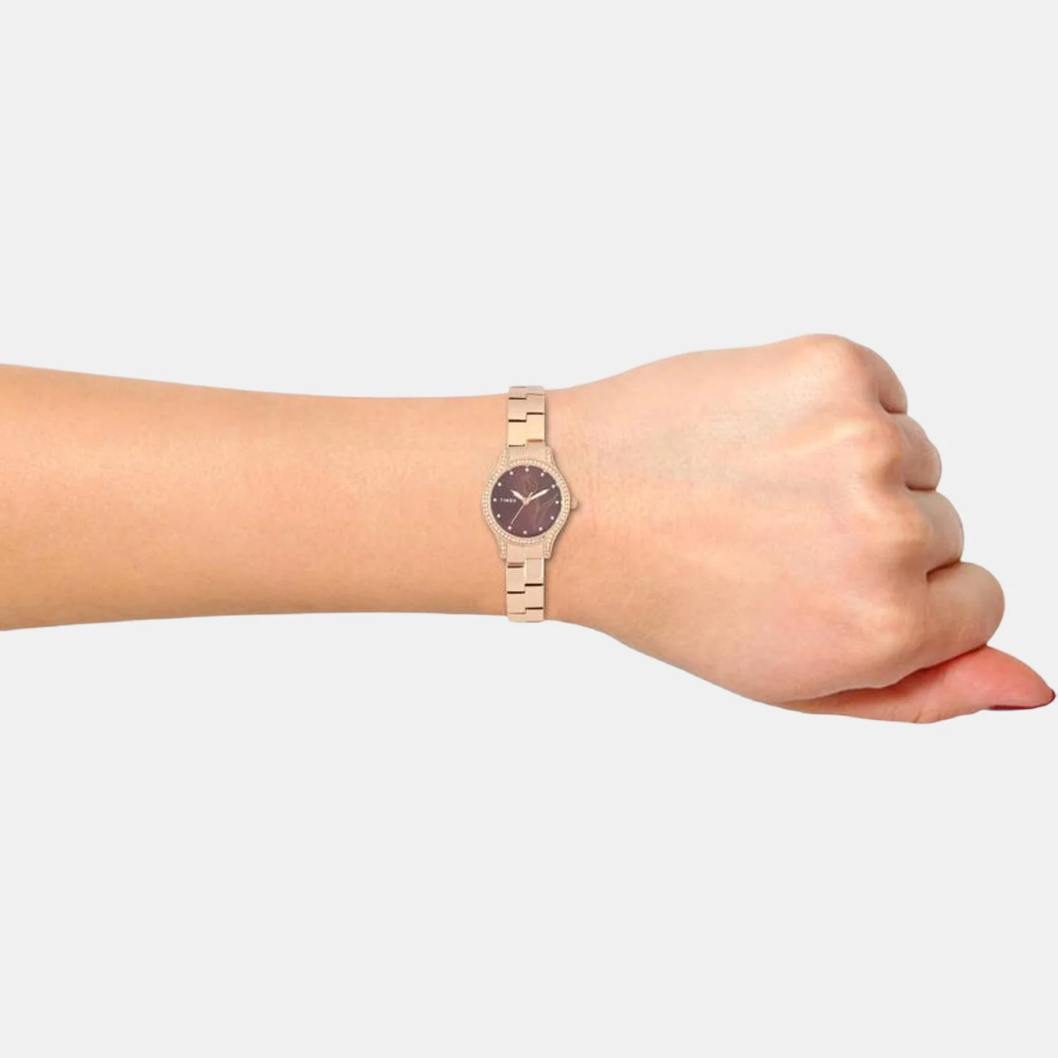 Empera Women Quartz Purple Dial Analog Stainless Steel Watch TW0TL9504 - Image 5