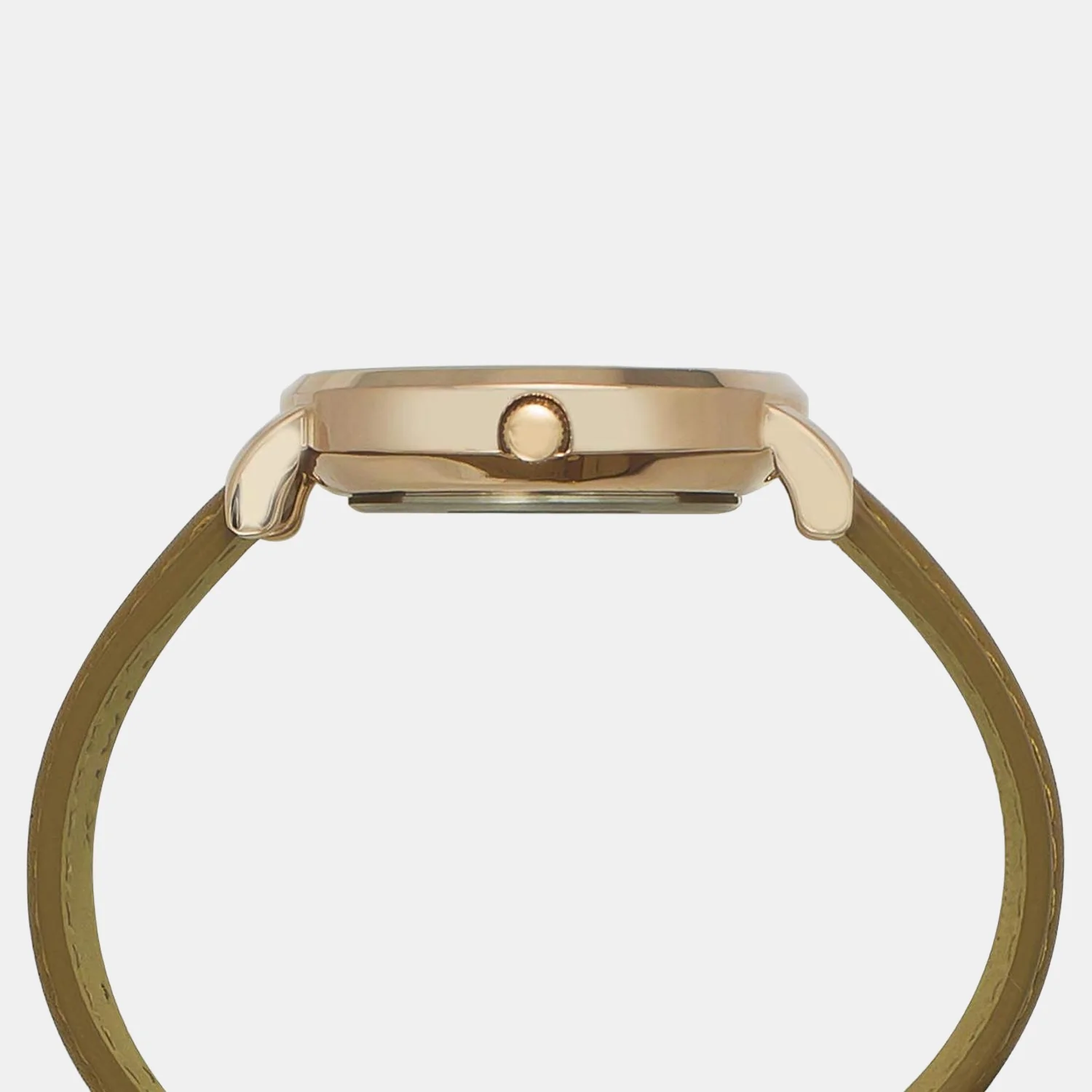 Empera Women Quartz Silver Dial Analog Leather Watch TWEL12907 - Image 3