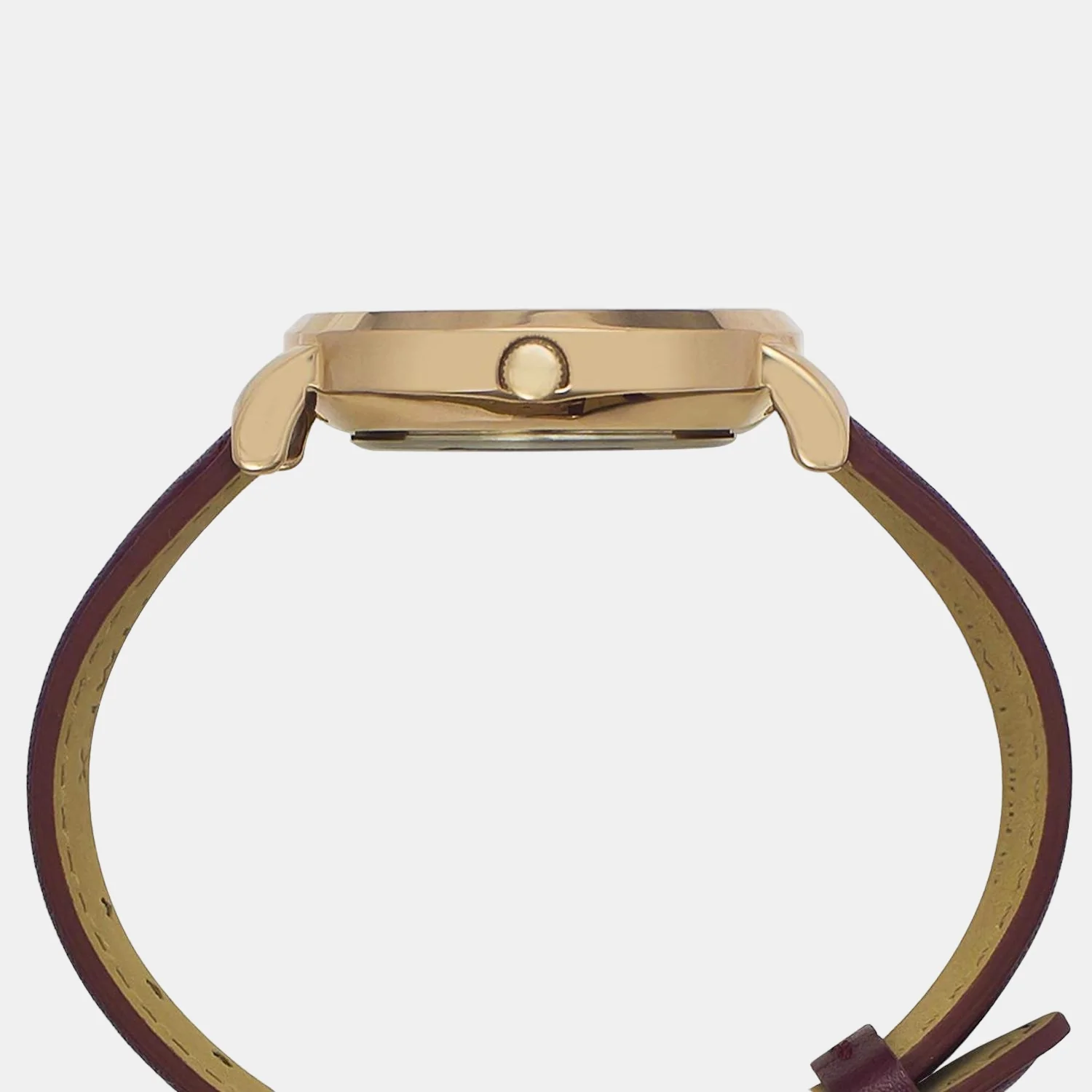 Empera Women Quartz Silver Dial Analog Leather Watch TWEL12908 - Image 3