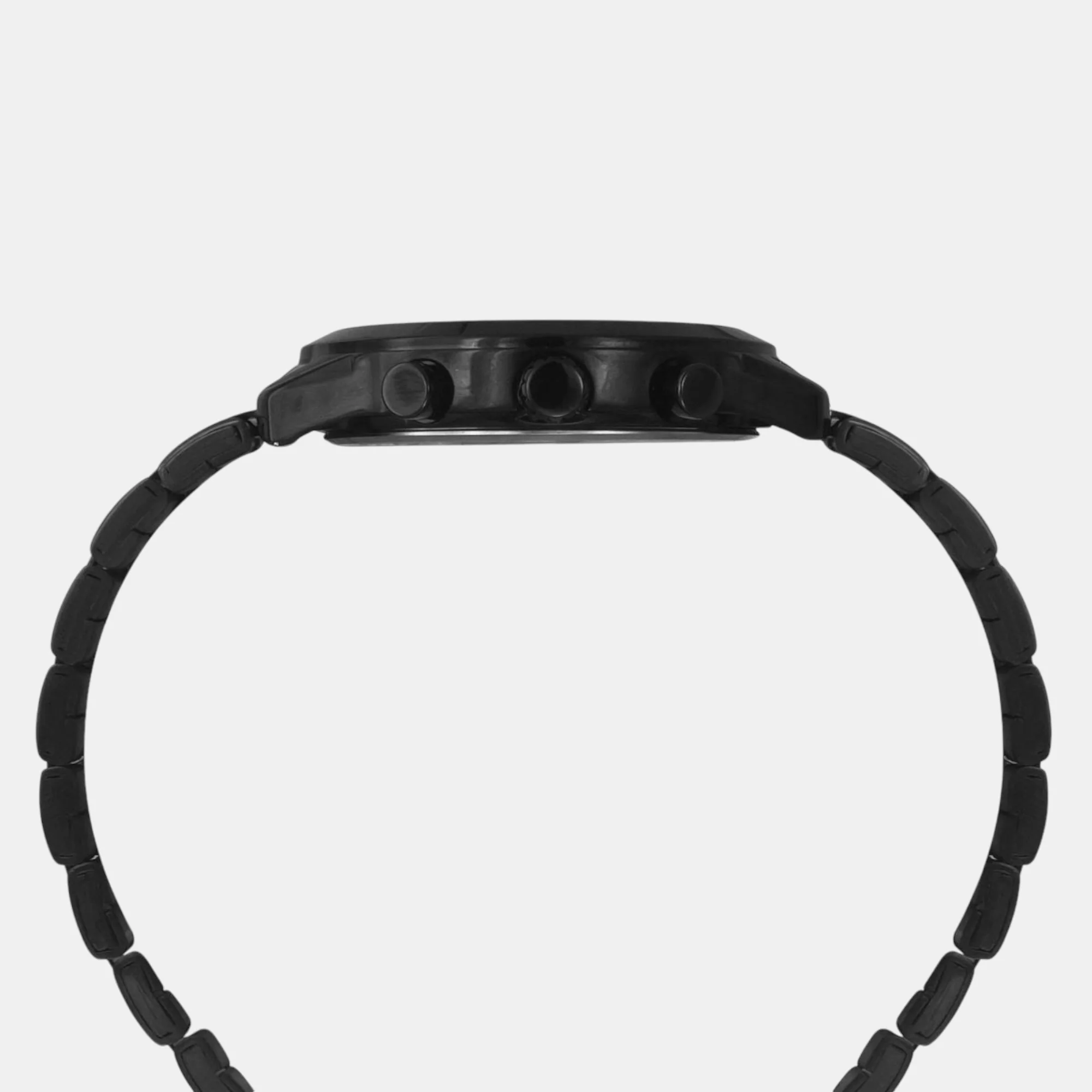 Fashion Men Quartz Black Dial Chronograph Stainless Steel Watch TWEG18518 - Image 3