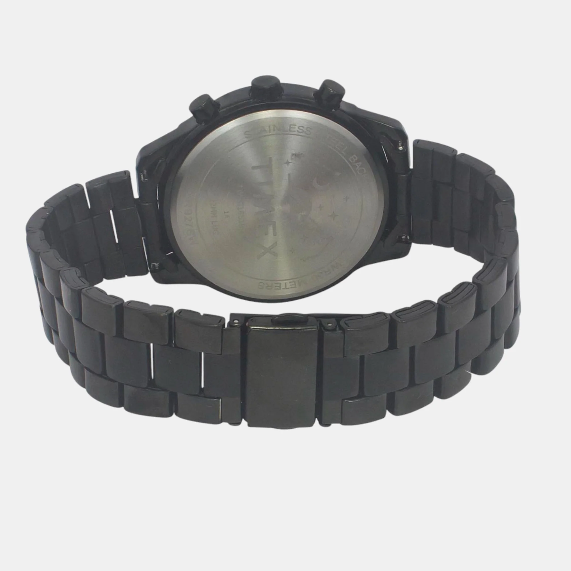 Fashion Men Quartz Black Dial Chronograph Stainless Steel Watch TWEG18518 - Image 4