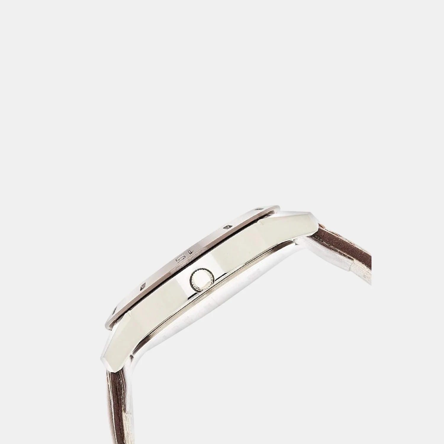 Fashion Men Quartz Brown Dial Analog Leather Watch TI000U90300 - Image 3