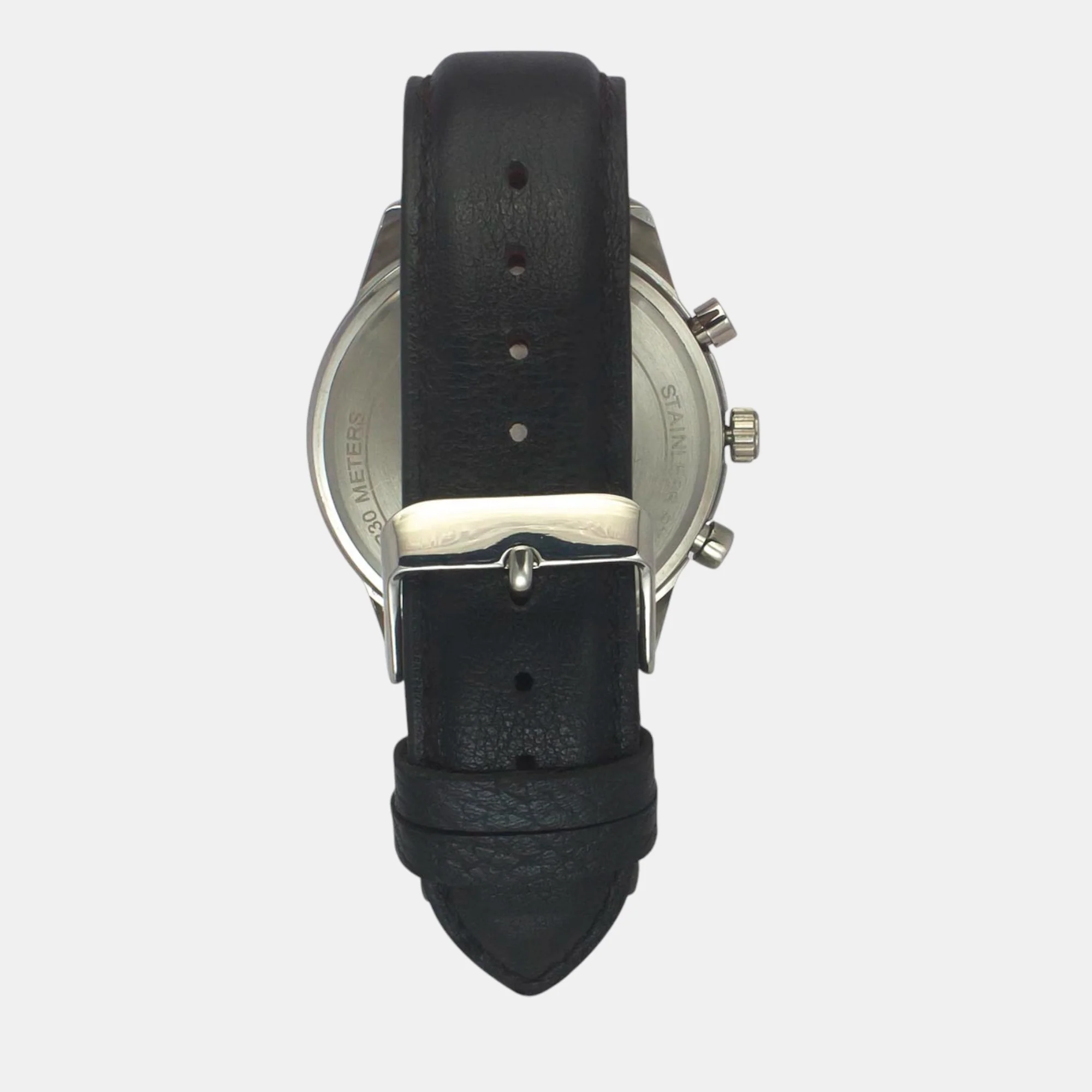 Fashion Men Quartz Teal Dial Chronograph Leather Watch TWEG18515 - Image 5