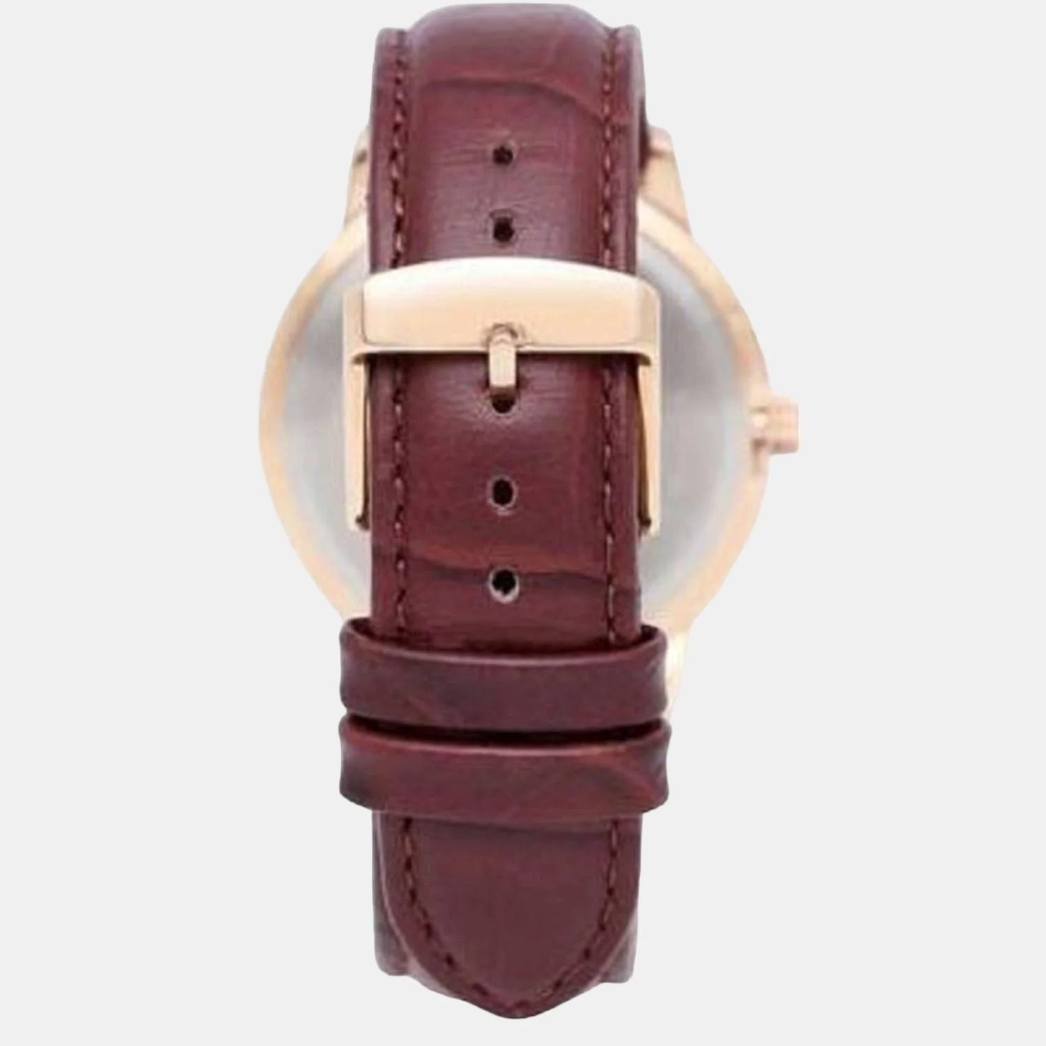 Fashion Men Quartz White Dial Analog Leather Watch TWEG18003 - Image 4