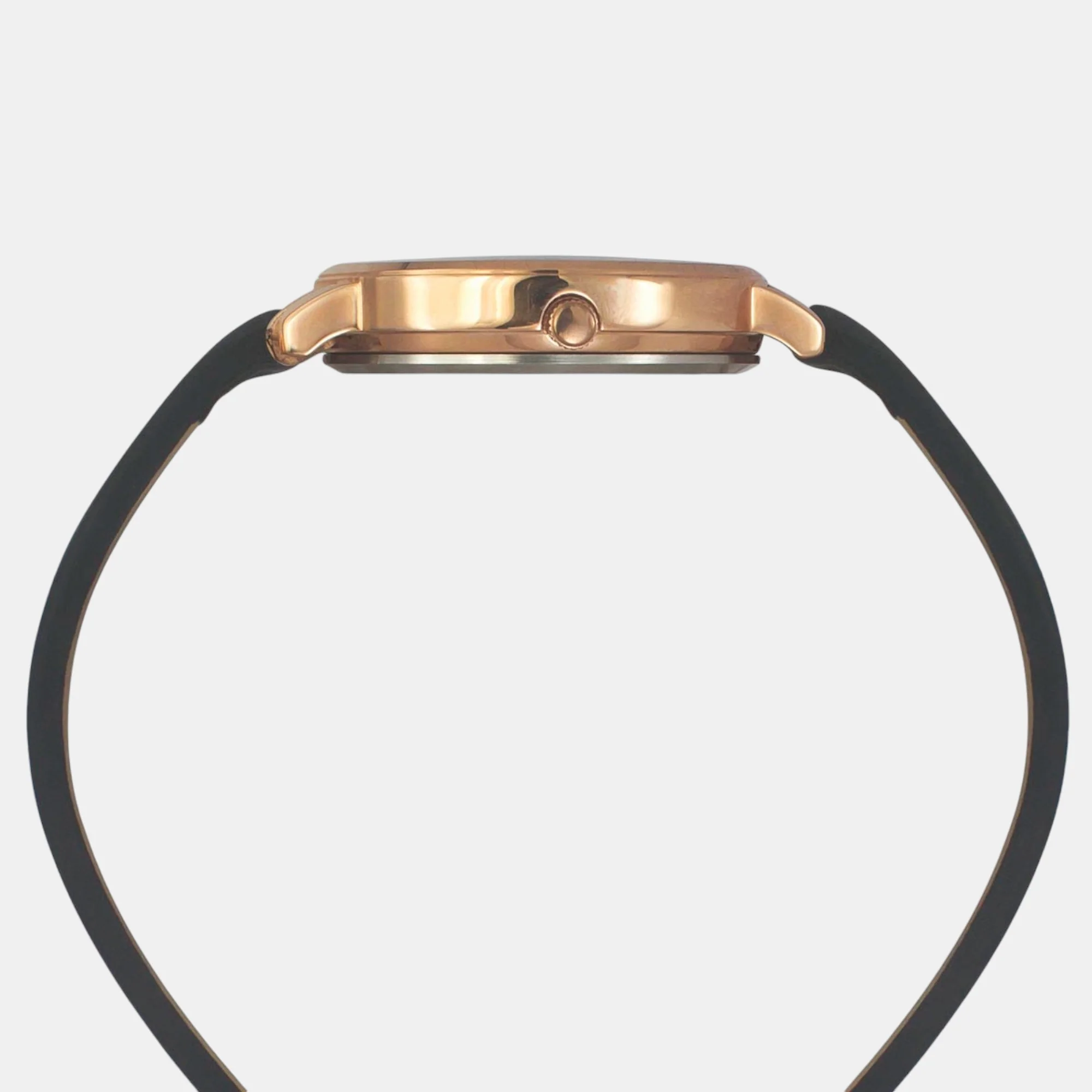 Fashion Women Quartz Black Dial Analog Leather Watch TWEL19101 - Image 3