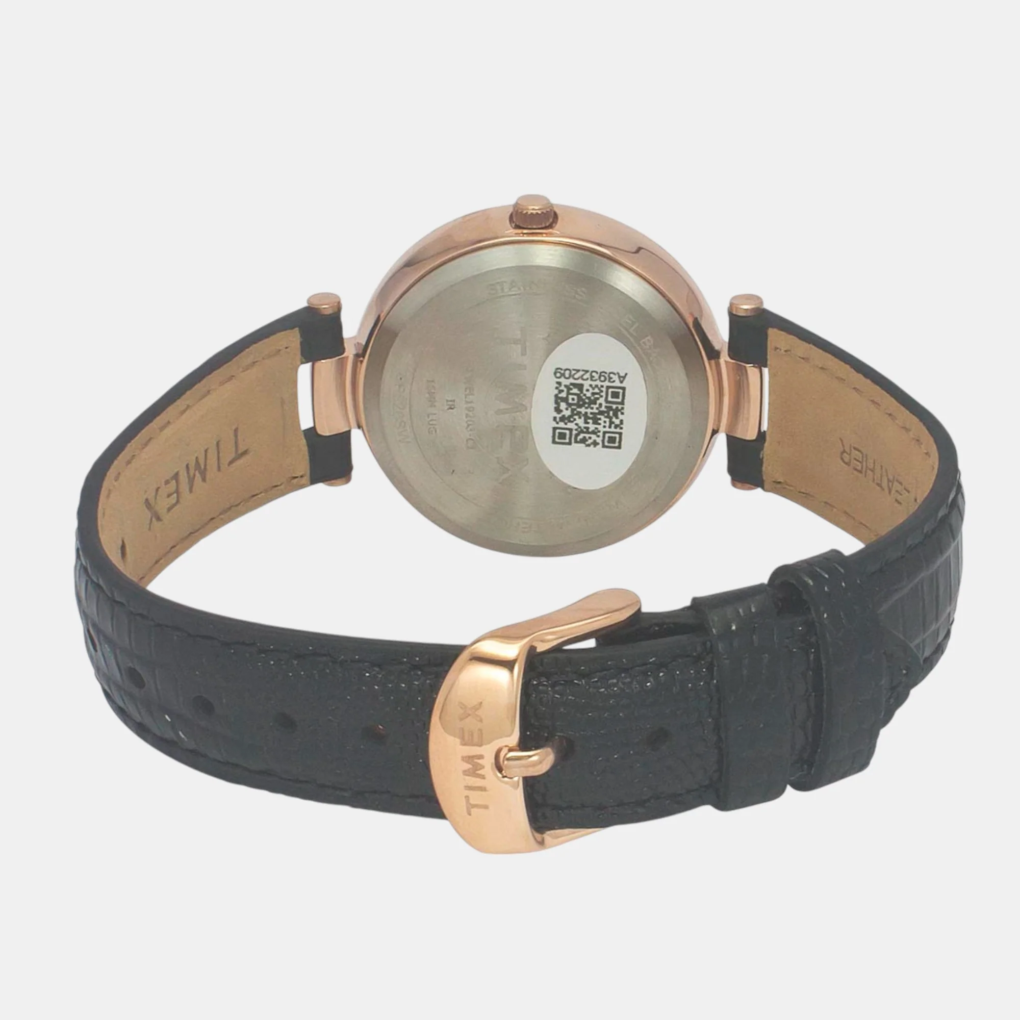 Fashion Women Quartz Black Dial Analog Leather Watch TWEL19203 - Image 4