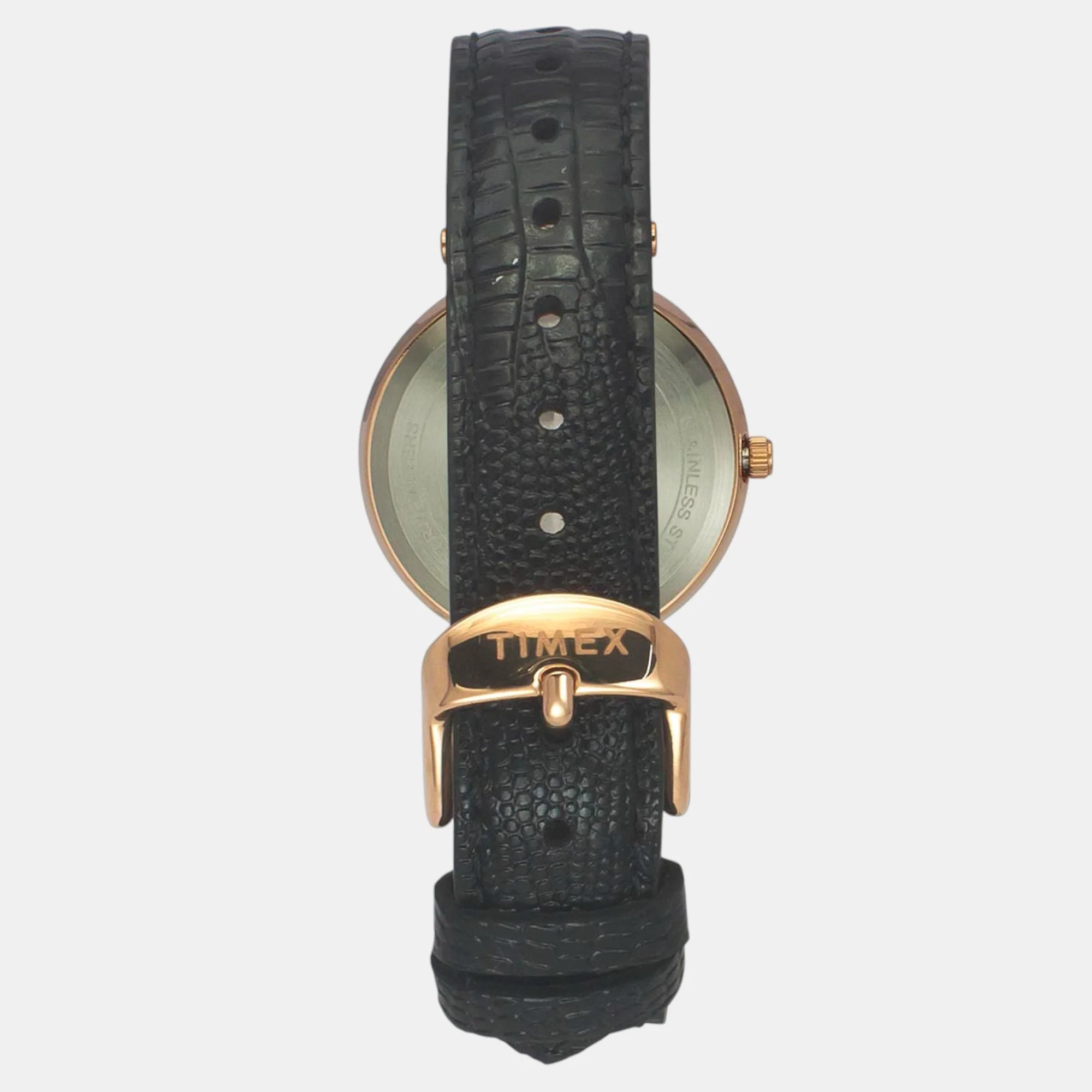 Fashion Women Quartz Black Dial Analog Leather Watch TWEL19203 - Image 5