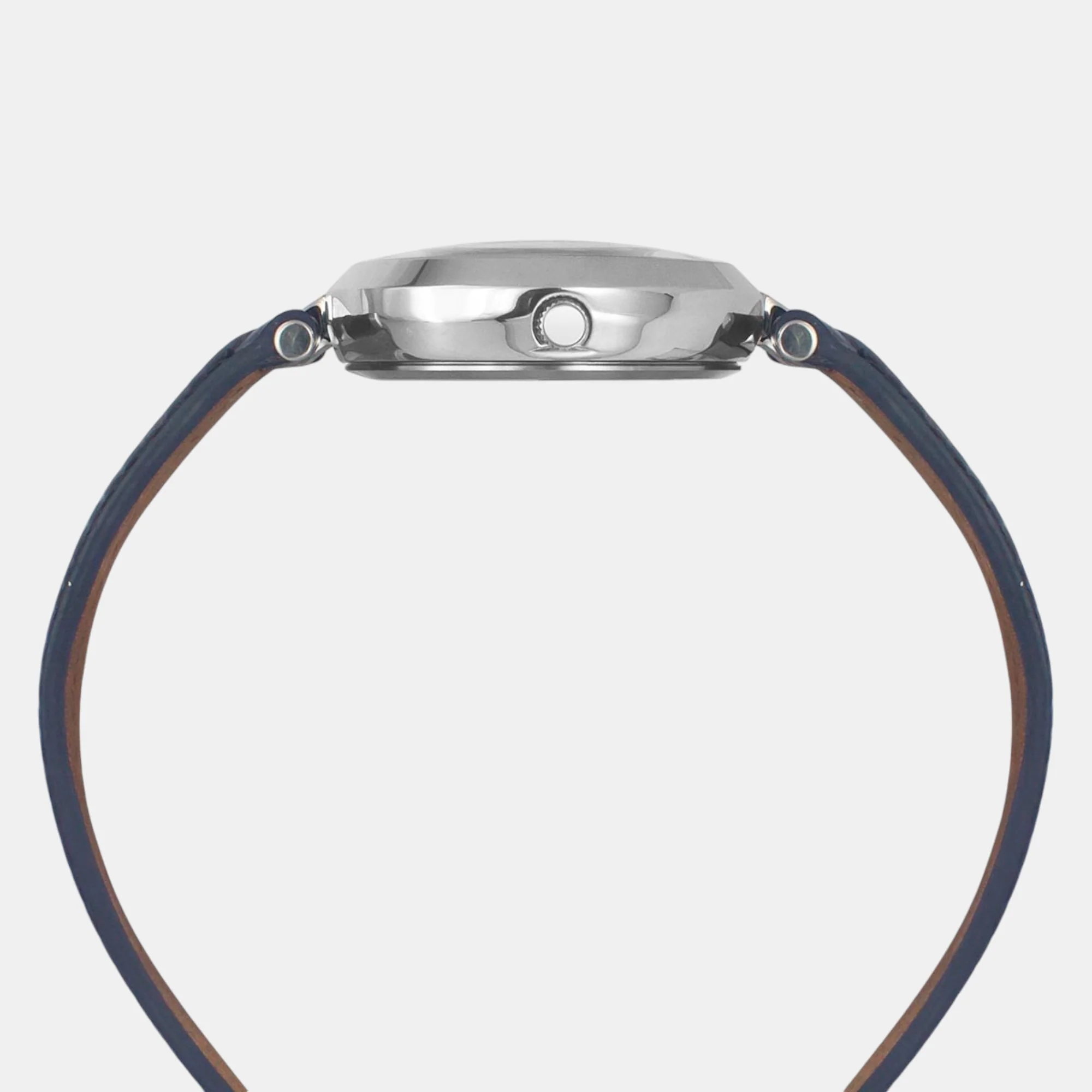 Fashion Women Quartz Blue Dial Analog Leather Watch TWEL19202 - Image 3