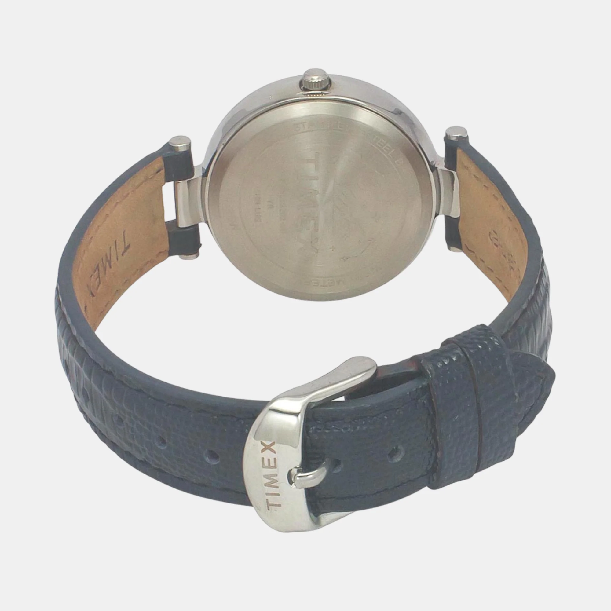 Fashion Women Quartz Blue Dial Analog Leather Watch TWEL19202 - Image 4