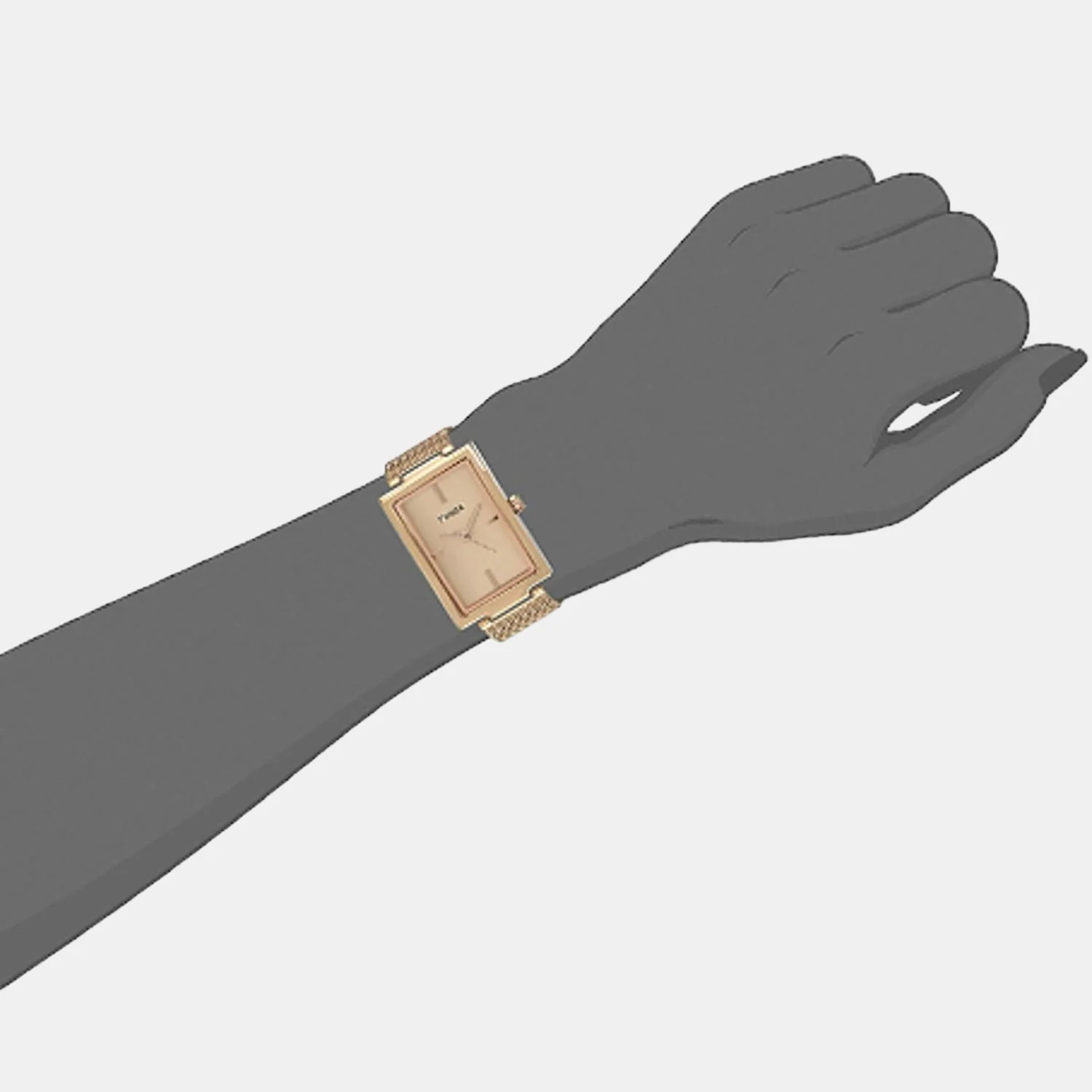 Fashion Women Quartz Rose Gold Dial Analog Stainless Steel Watch TWEL11309 - Image 4