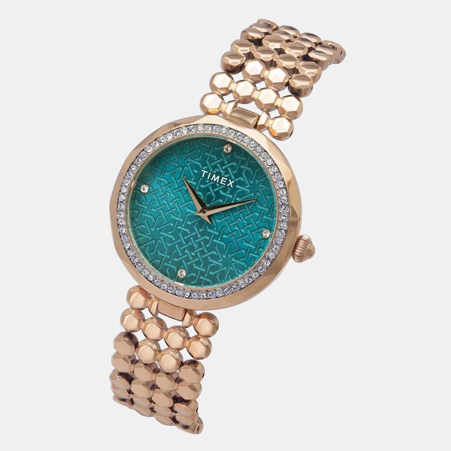 Fria Women Quartz Green Dial Analog Stainless Steel Watch TWEL13907 - Image 5