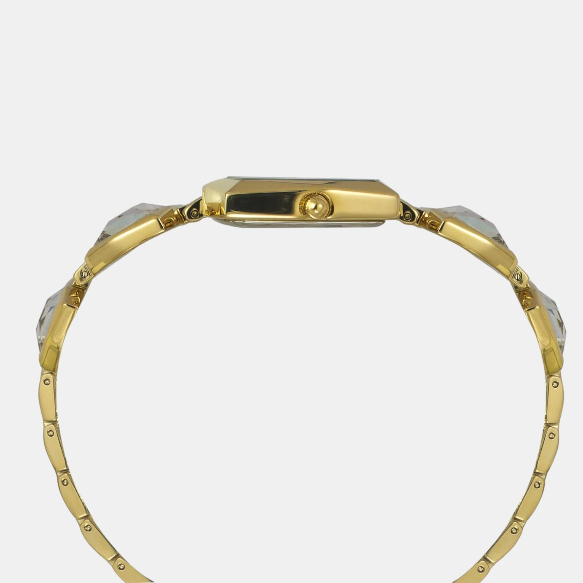 Fria Women Quartz Mother Of Pearl Dial Analog Brass Watch TWEL16104 - Image 3