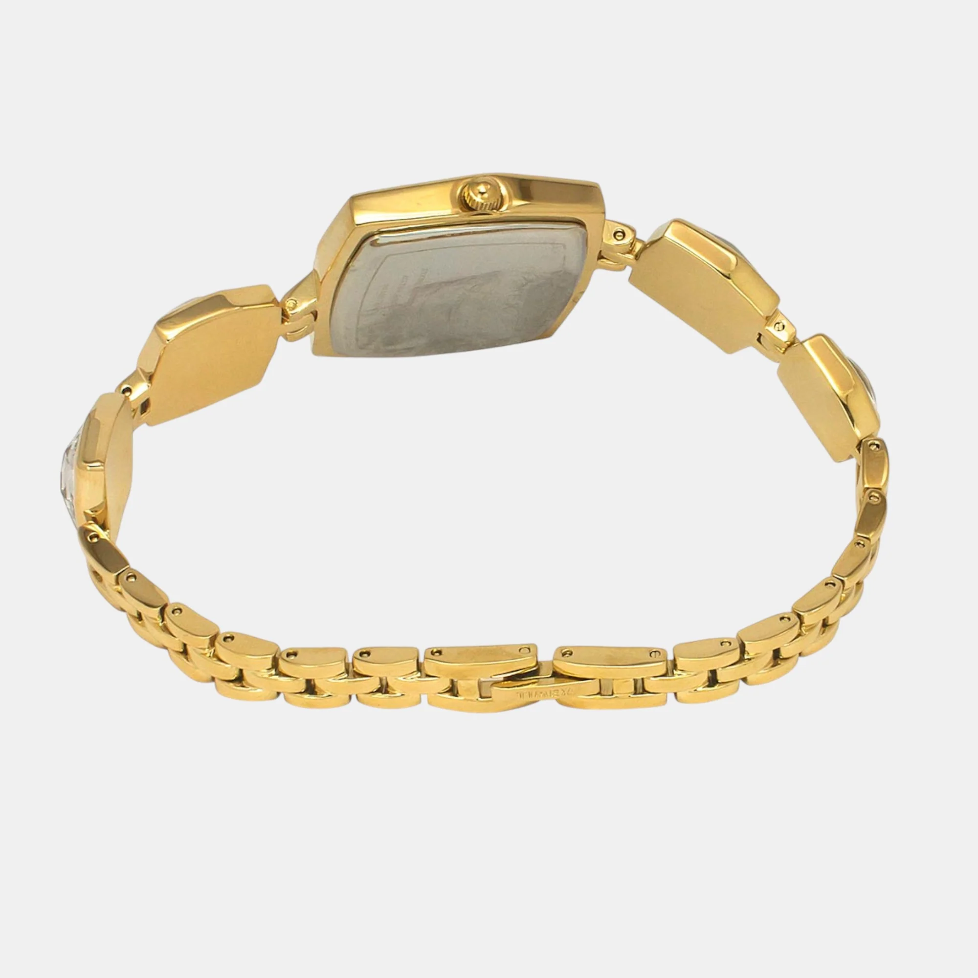 Fria Women Quartz Mother Of Pearl Dial Analog Brass Watch TWEL16104 - Image 4