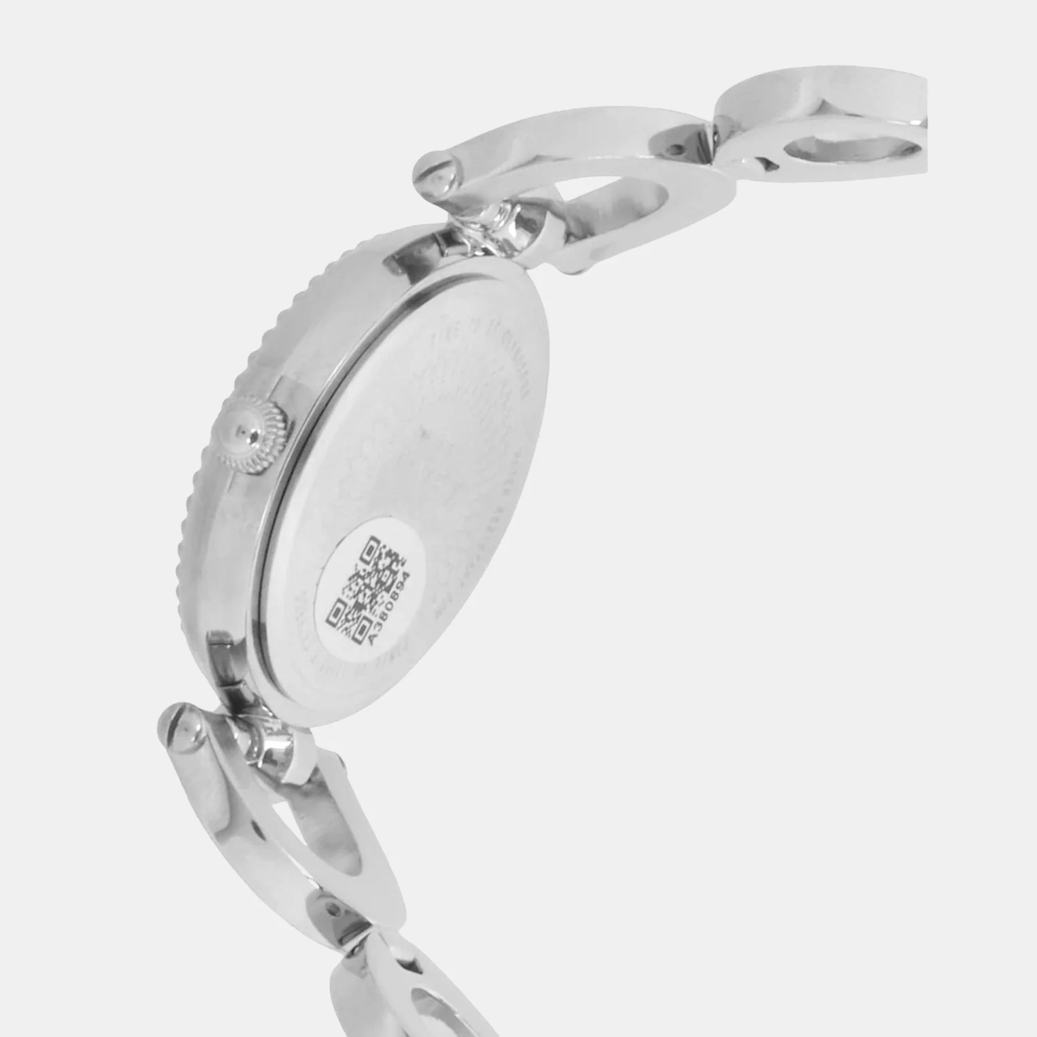 Fria Women Quartz Pink Dial Analog Stainless Steel Watch TWEL14100 - Image 3