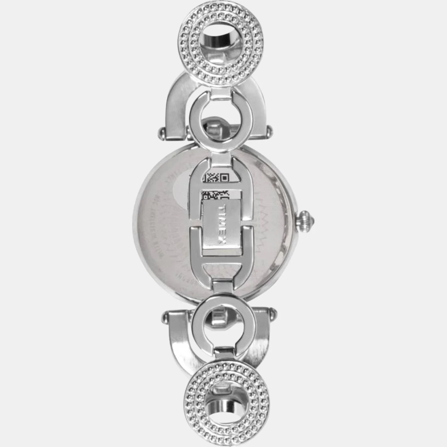 Fria Women Quartz Pink Dial Analog Stainless Steel Watch TWEL14100 - Image 4