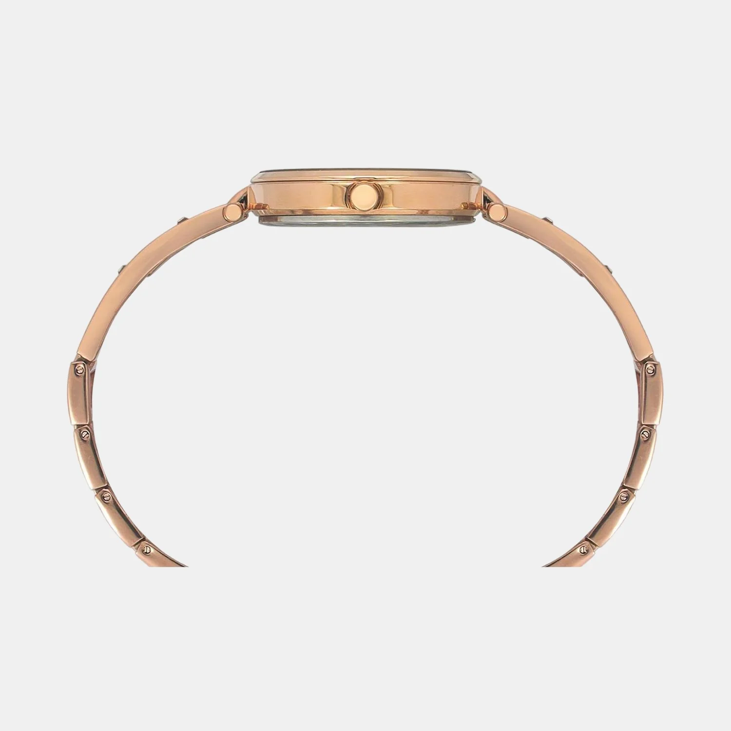 Fria Women Quartz Rose Gold Dial Analog Stainless Steel Watch TWEL15300 - Image 4