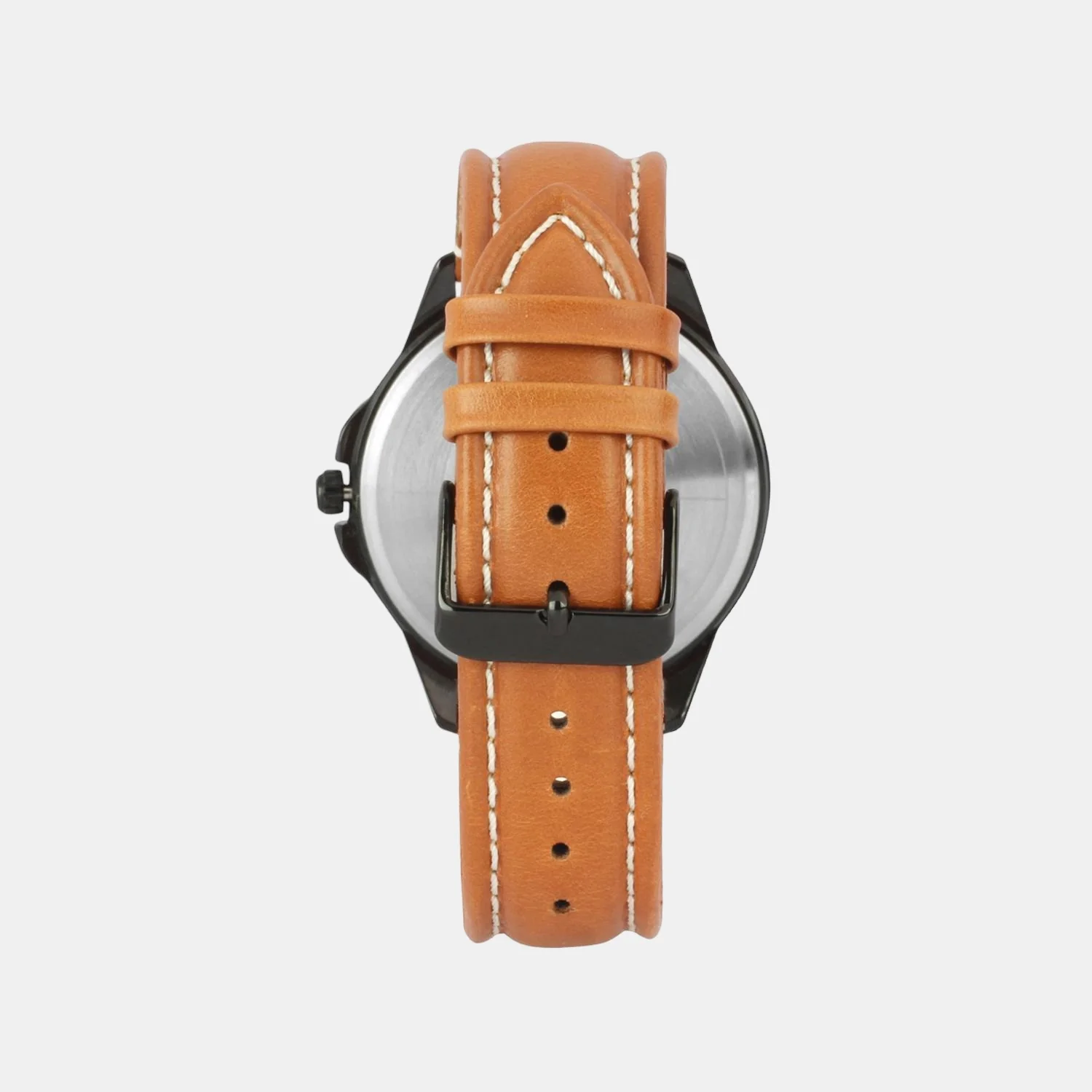 Men Quartz Brown Dial Analog Leather Watch TWEG16504 - Image 4