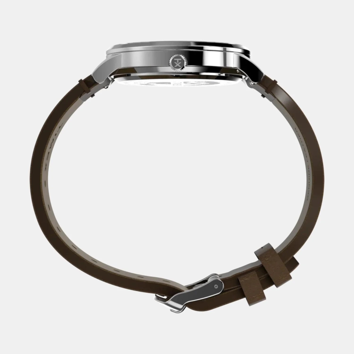 Men Quartz Cream Dial Analog Leather Watch TW2W50600UJ - Image 3