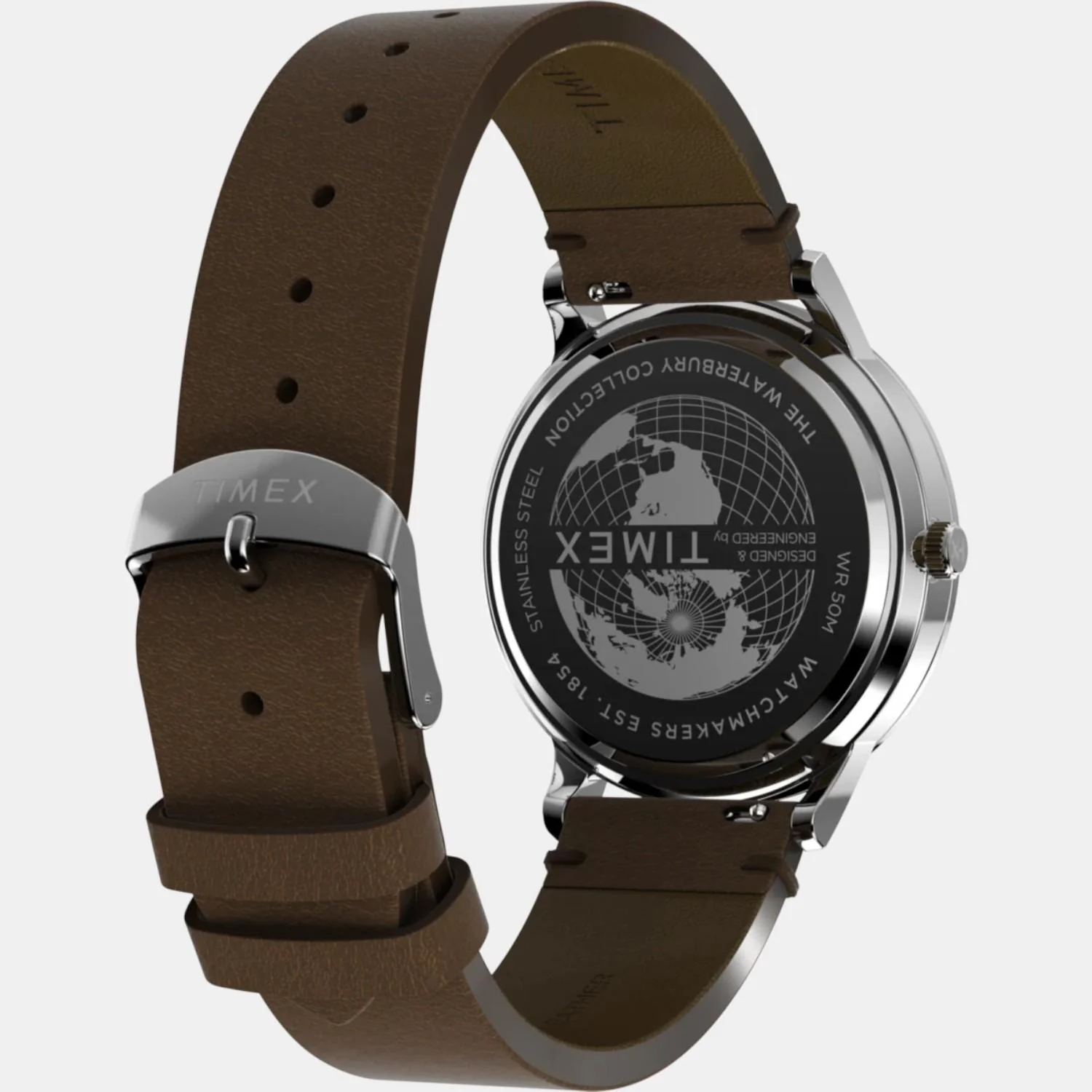 Men Quartz Cream Dial Analog Leather Watch TW2W50600UJ - Image 5