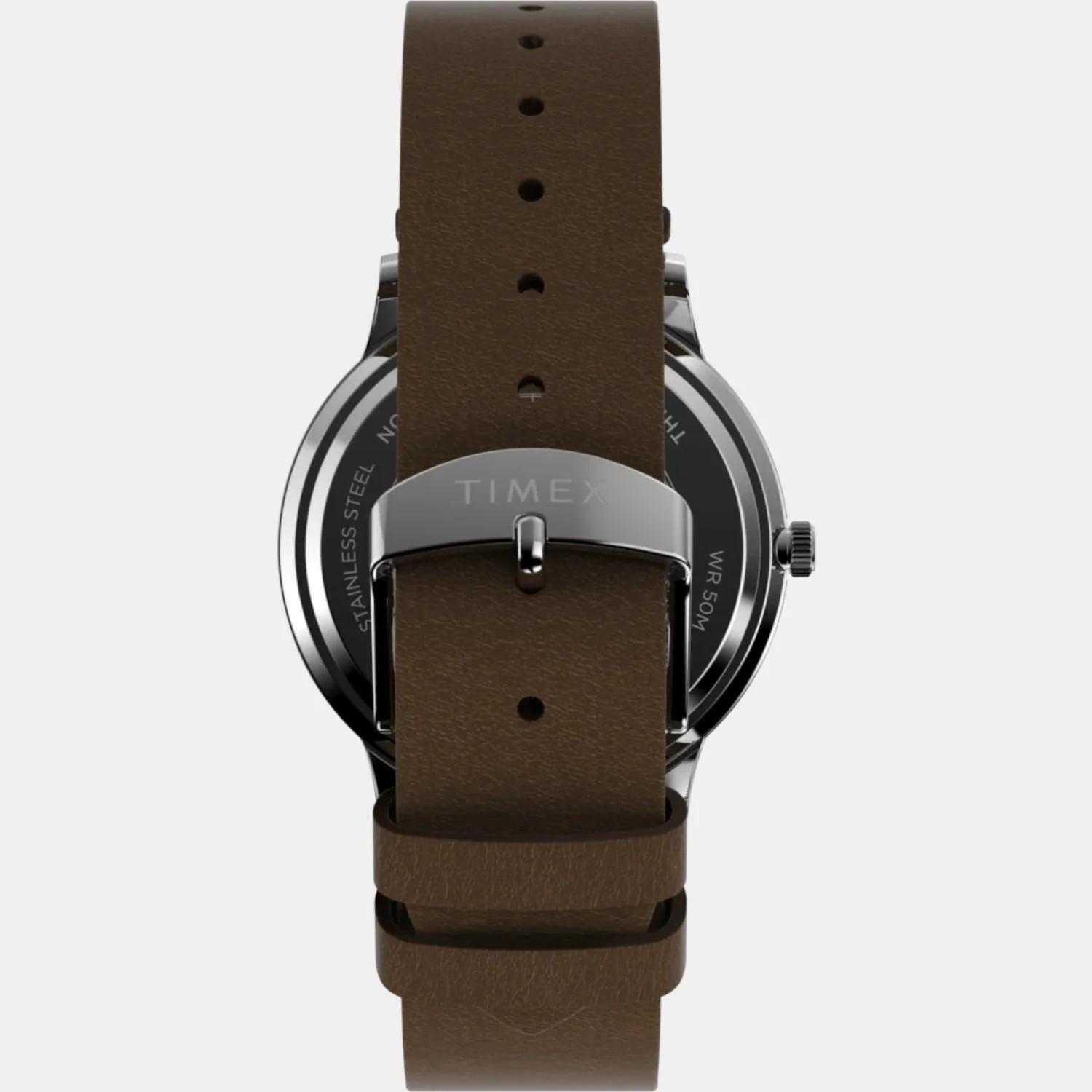 Men Quartz Cream Dial Analog Leather Watch TW2W50600UJ - Image 6