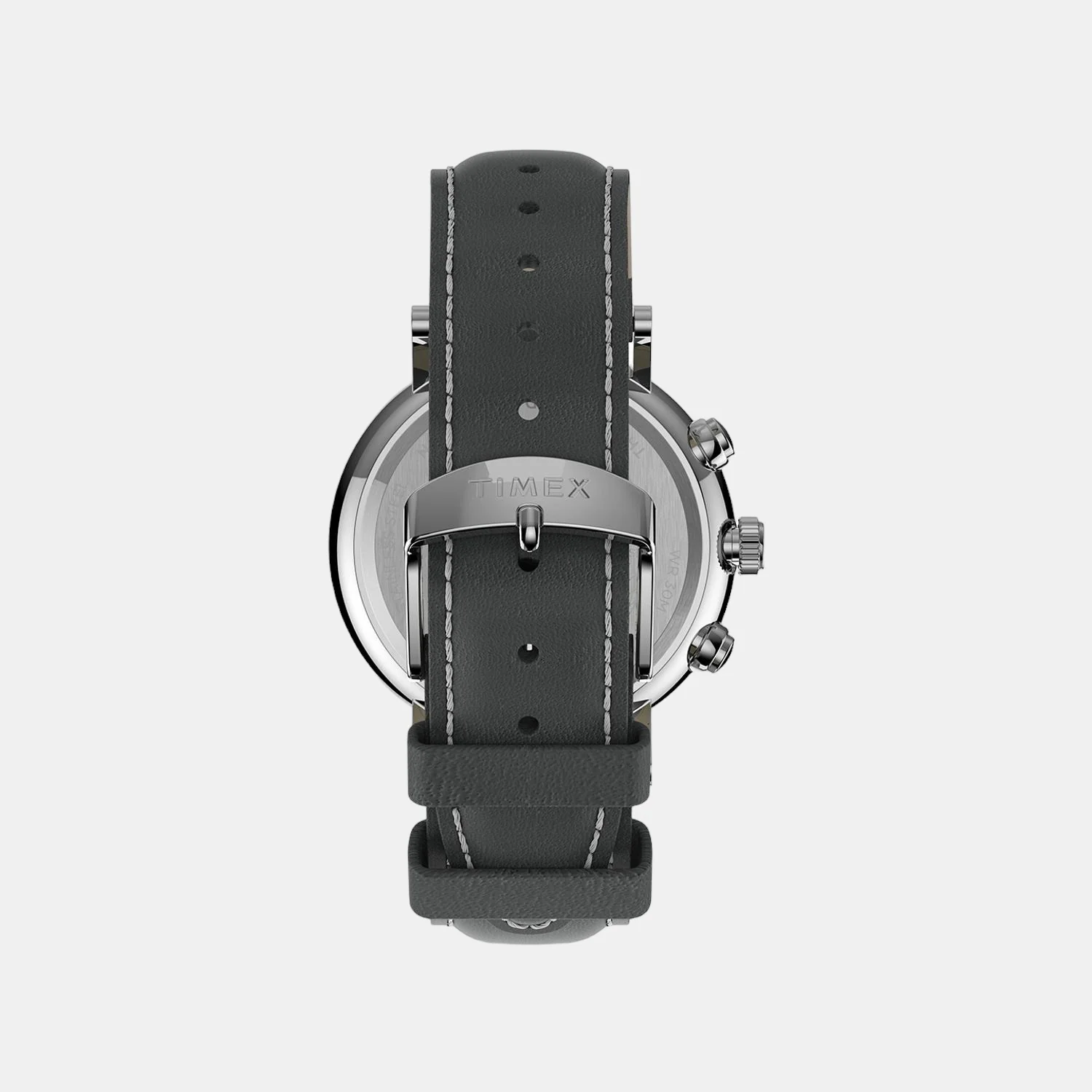 Men Quartz Grey Dial Chronograph Leather Watch TW2T67500 - Image 4