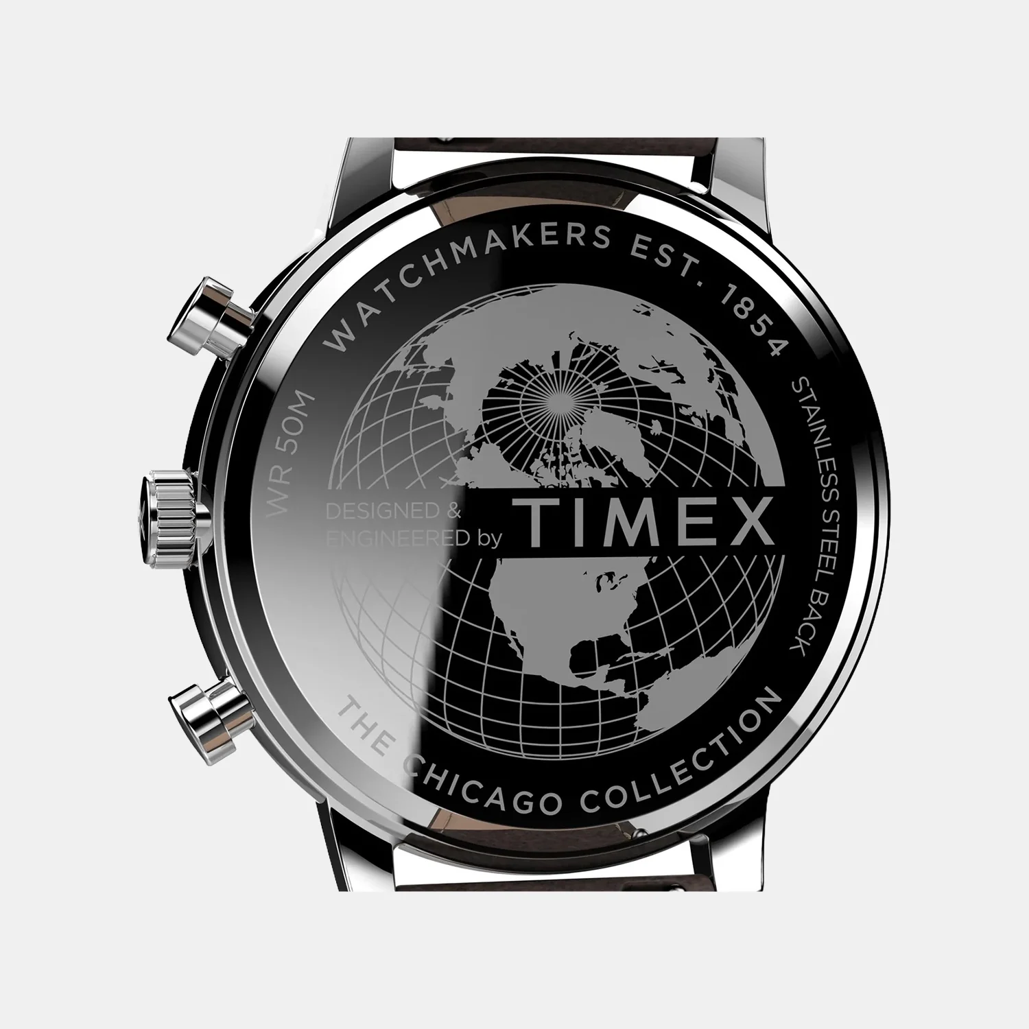 Men Quartz White Dial Analog Leather Watch TW2U38800UJ - Image 4