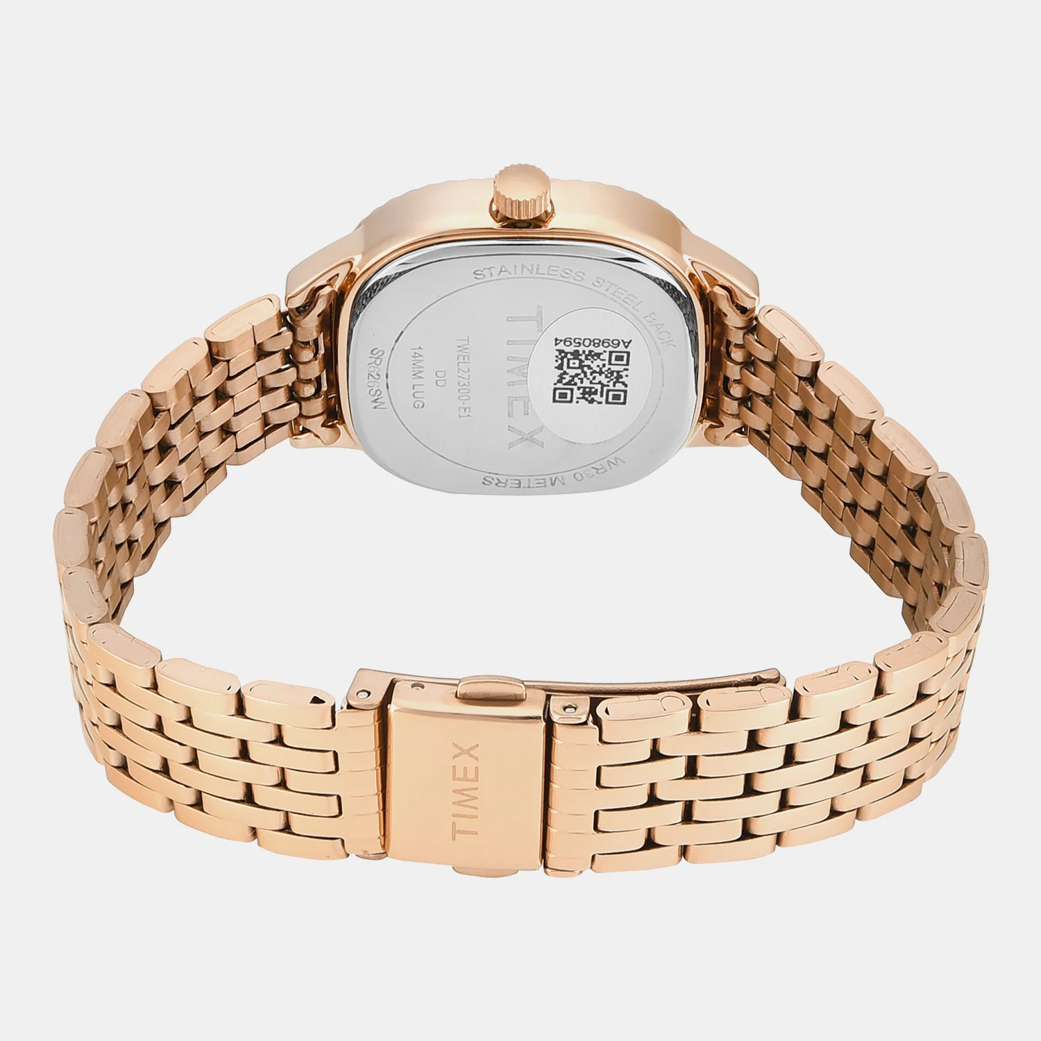 Trendline Women Quartz Burgundy Dial Analog Stainless Steel Watch TWEL27300 - Image 5