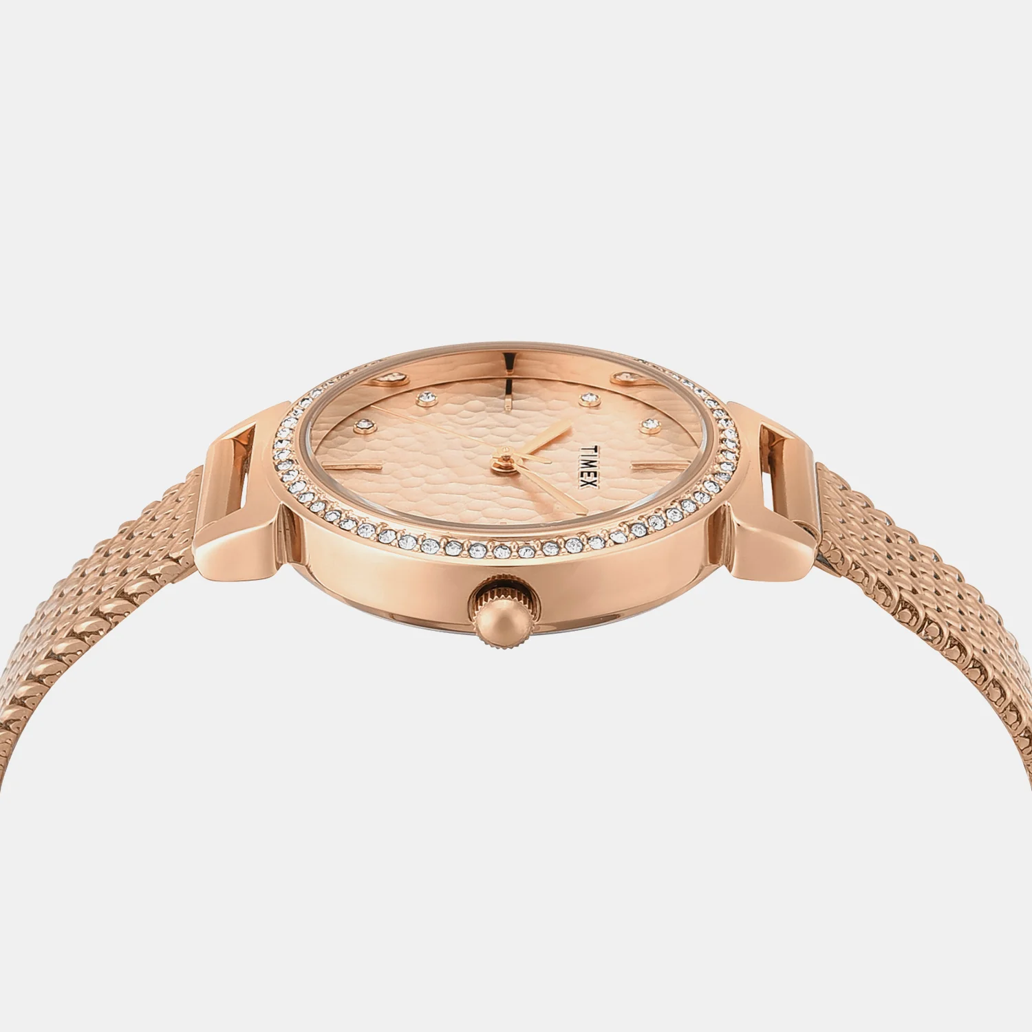 Trendline Women Quartz Rose Gold Dial Analog Stainless Steel Watch TWEL22304 - Image 4