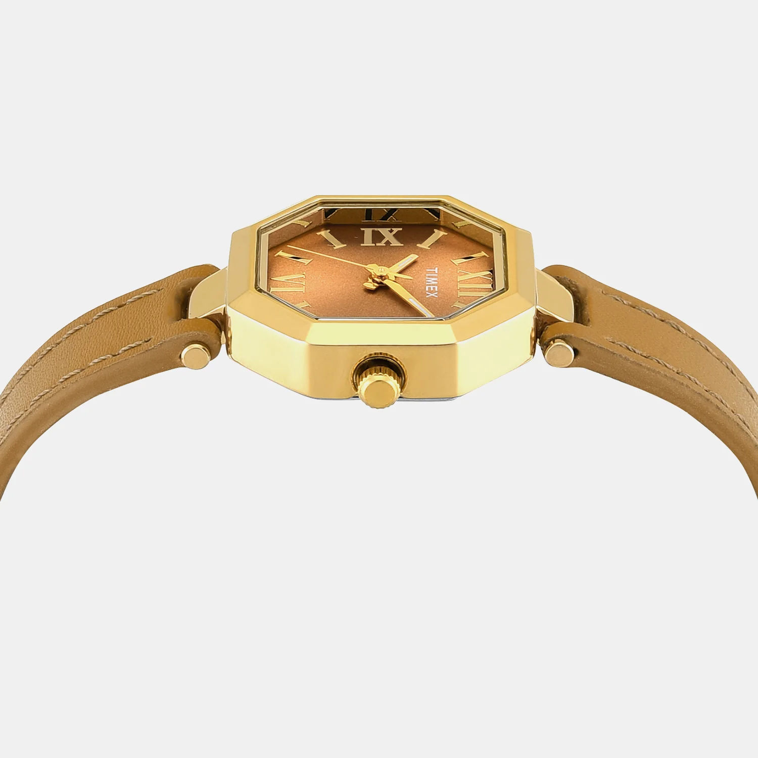 Trendline Women Quartz Yellow Dial Analog Leather Watch TWEL26900 - Image 4