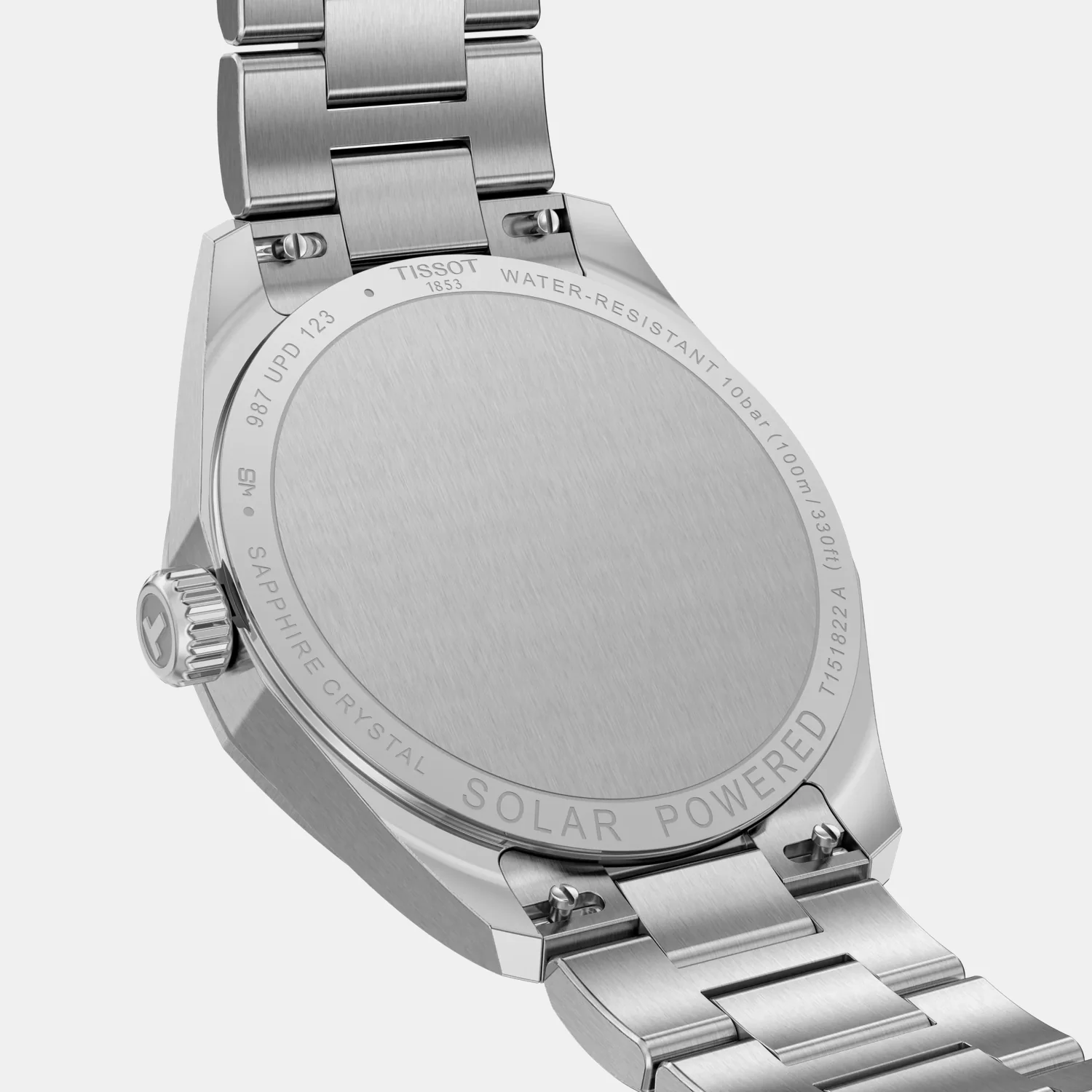 Classic Contemporary Men Quartz Silver Dial Analog Stainless Steel Watch T1518222203100 - Image 4