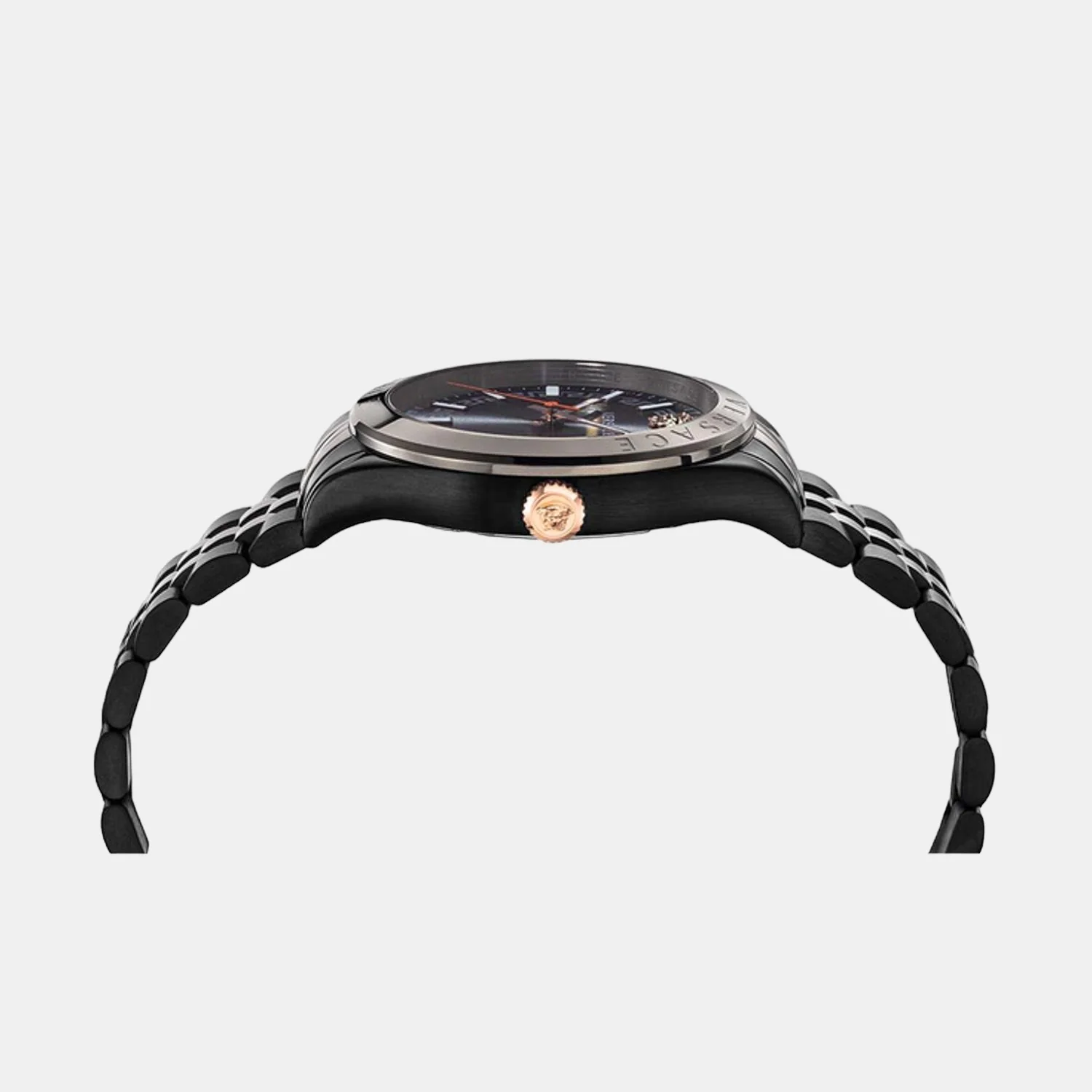 Men Quartz Black Dial Analog Stainless Steel Watch VEVK00320 - Image 3