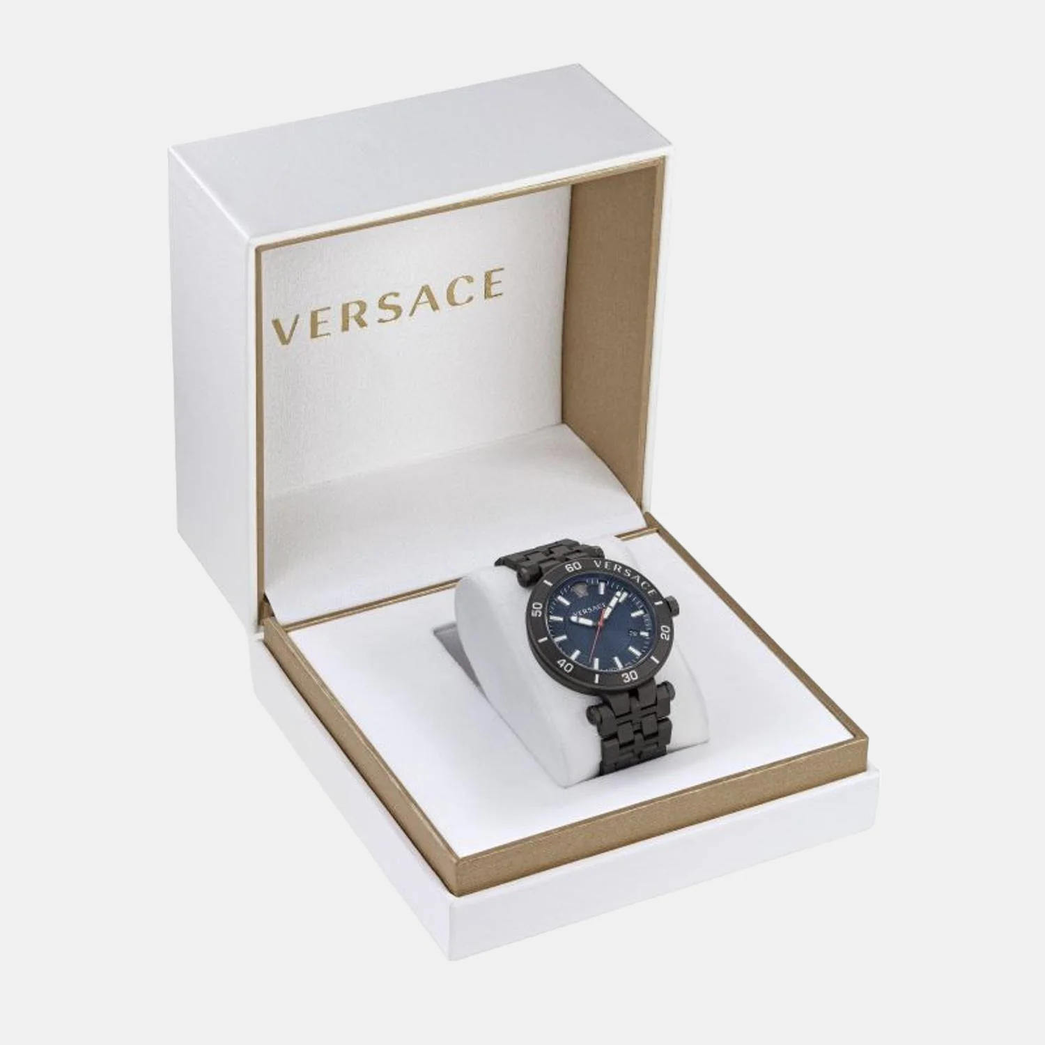 Men Quartz Blue Dial Analog Stainless Steel Watch VEZ300621 - Image 7