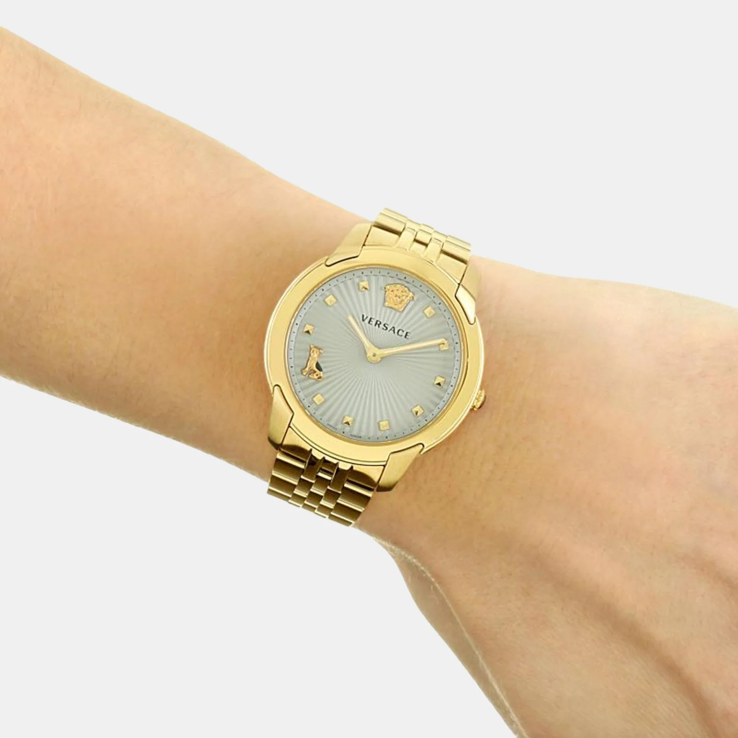 Women Quartz Grey Dial Analog Stainless Steel Watch VELR00719 - Image 4